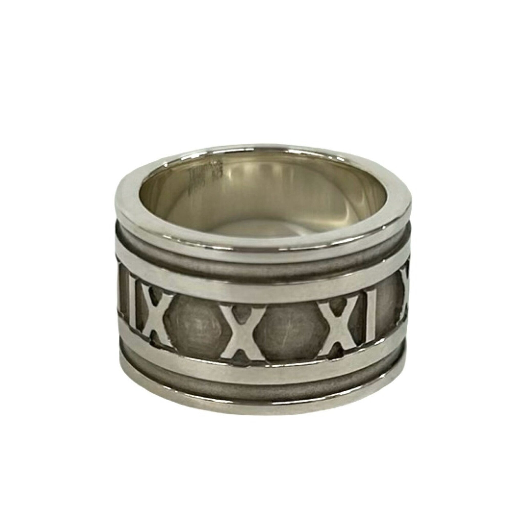 Tiffany Silver Silver 925 Band Ring (Pre-Owned)