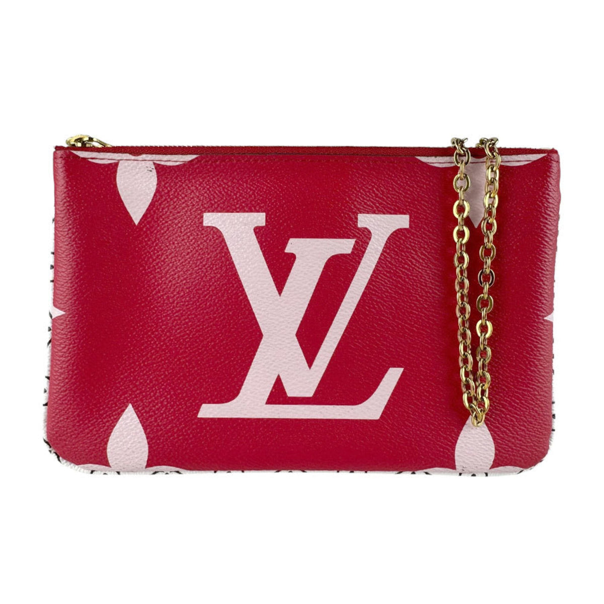 Louis Vuitton Pink Red Color Pochette Shoulder Bag (Pre-Owned)
