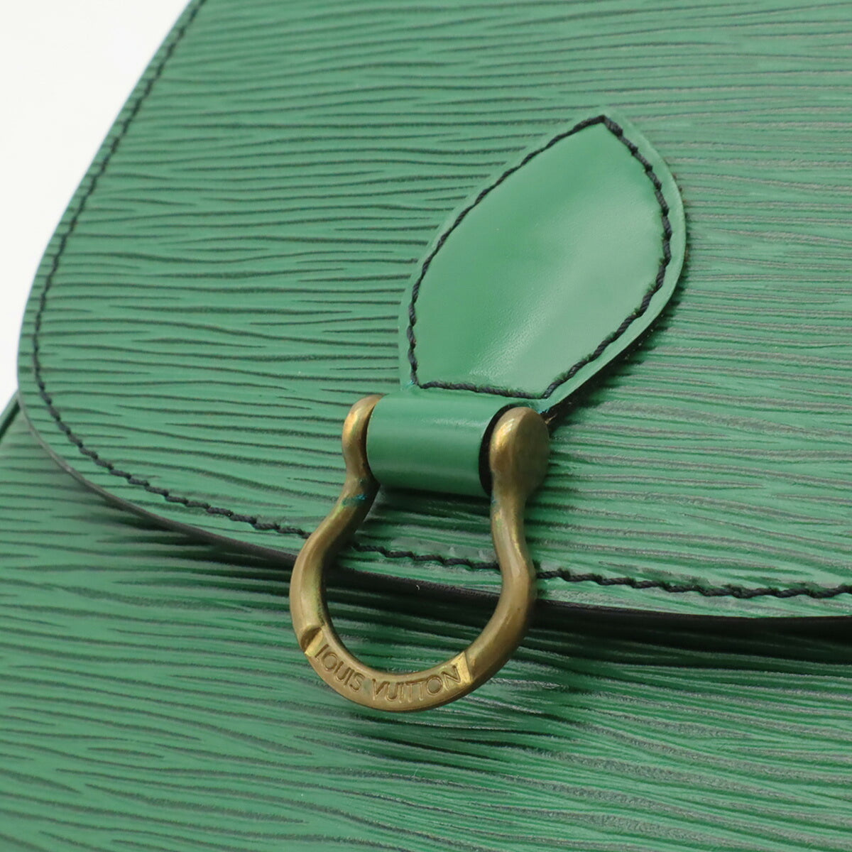 Louis Vuitton Borneo Green Green Epi Leather Pochette Shoulder Bag (Pre-Owned)