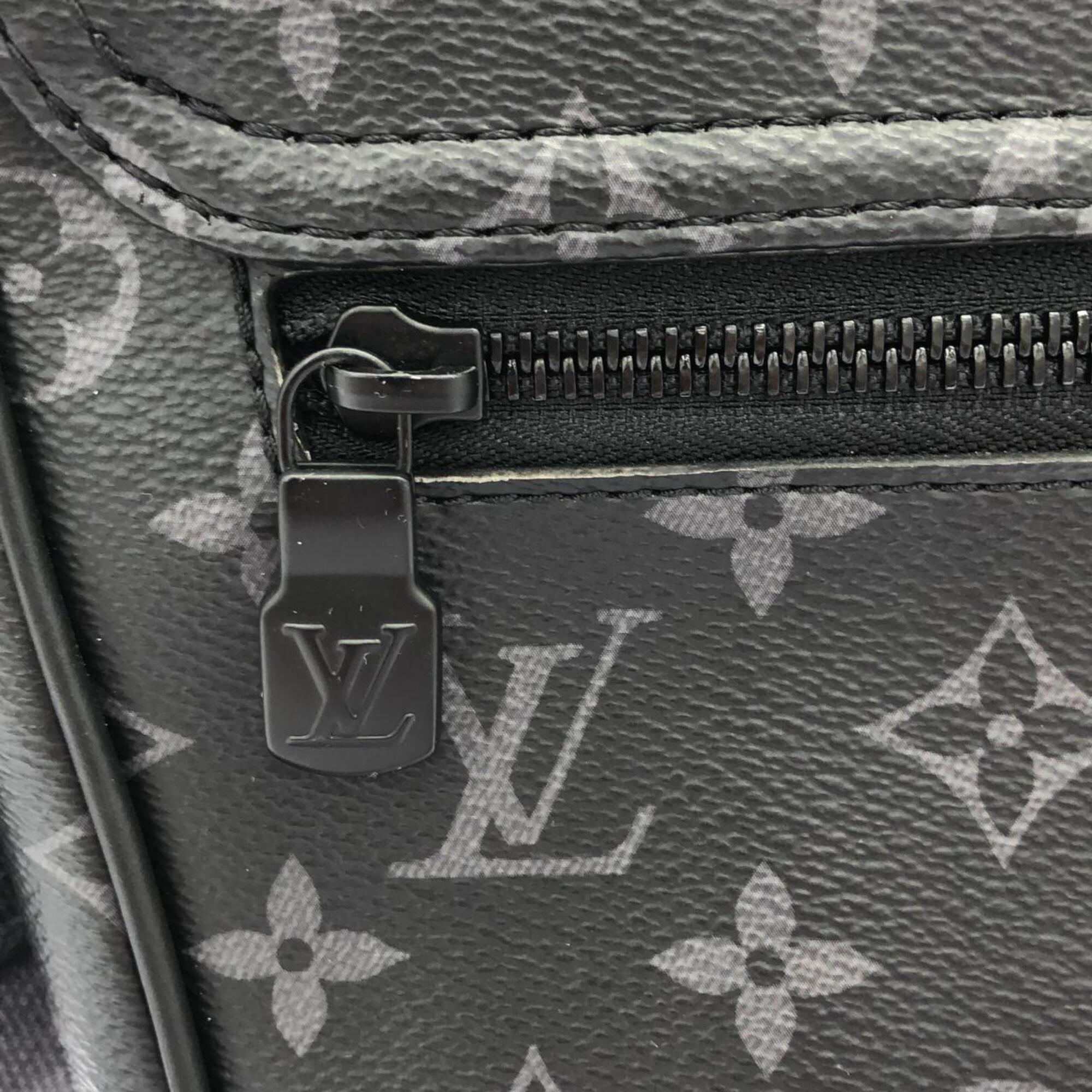 Louis Vuitton Black Coated Canvas Shoulder Bag (Pre-Owned)