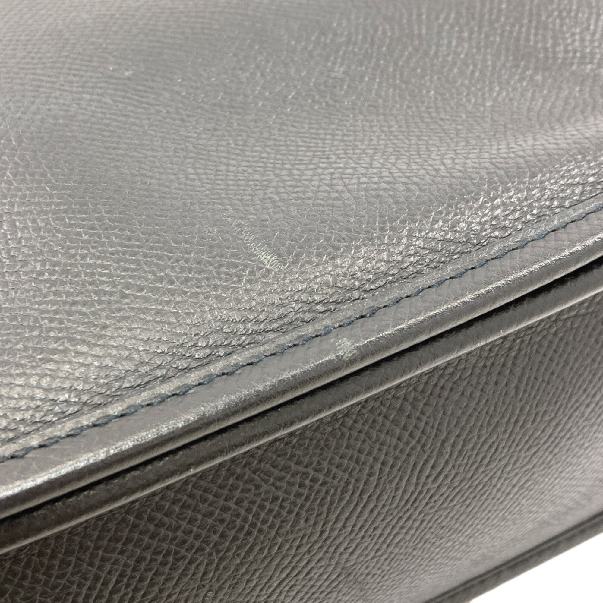 Hermes Evelyne Black Epsom Leather Shoulder Bag (Pre-Owned)