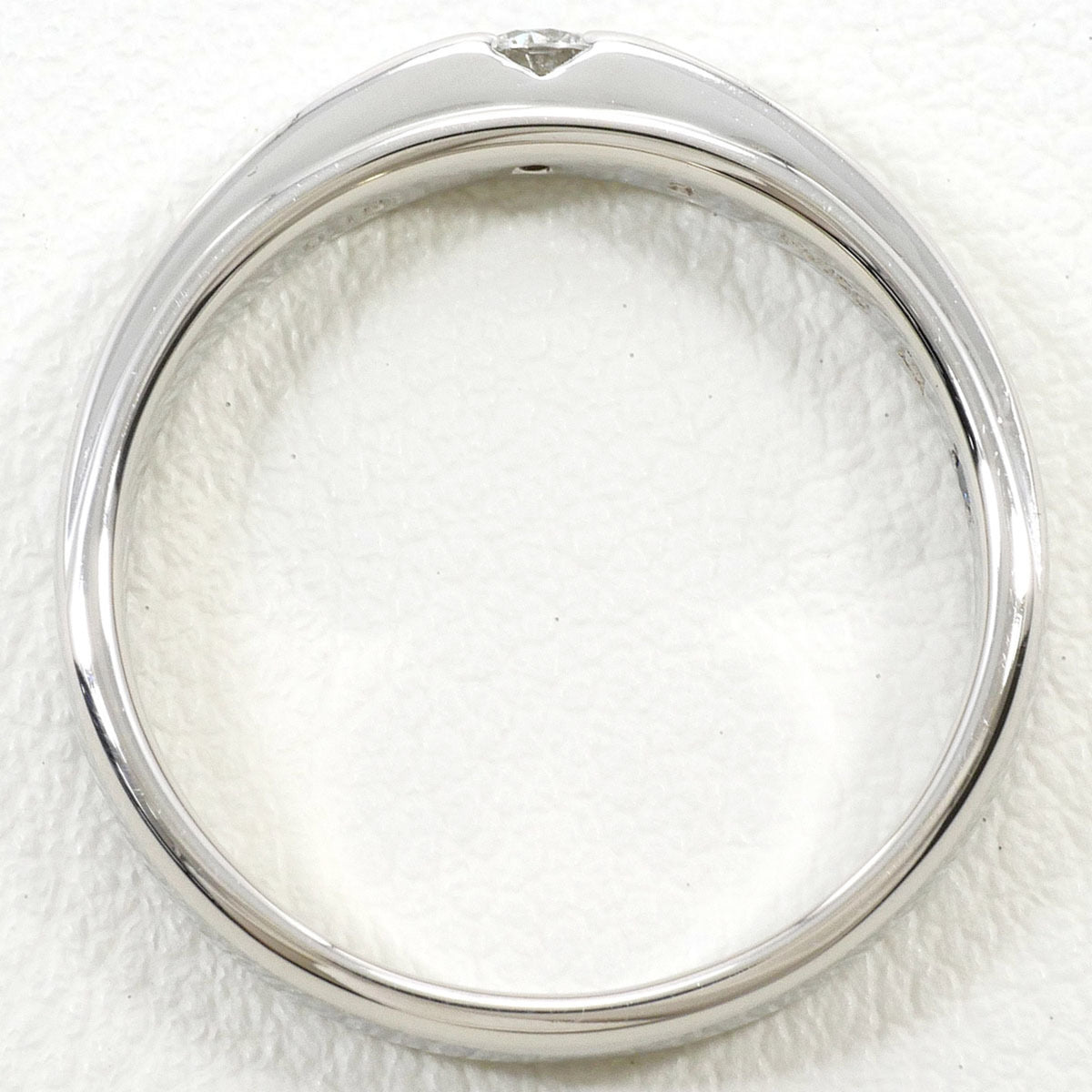 Unbranded Blue Clear Platinum Platinum 950 Band Ring (Pre-Owned)