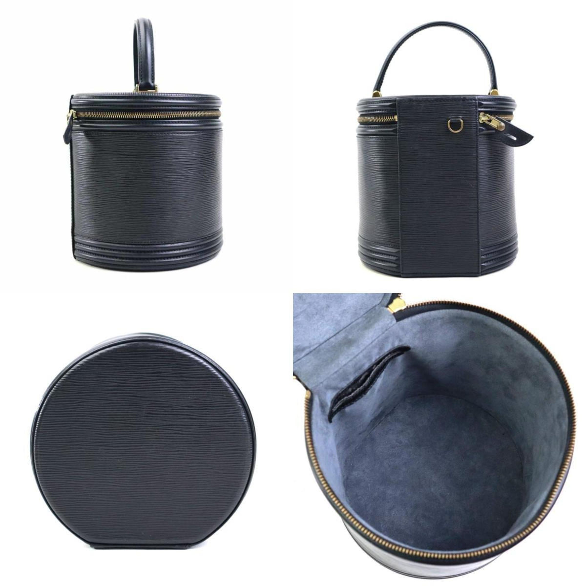 Louis Vuitton Noir Epi Leather Handbag (Pre-Owned)