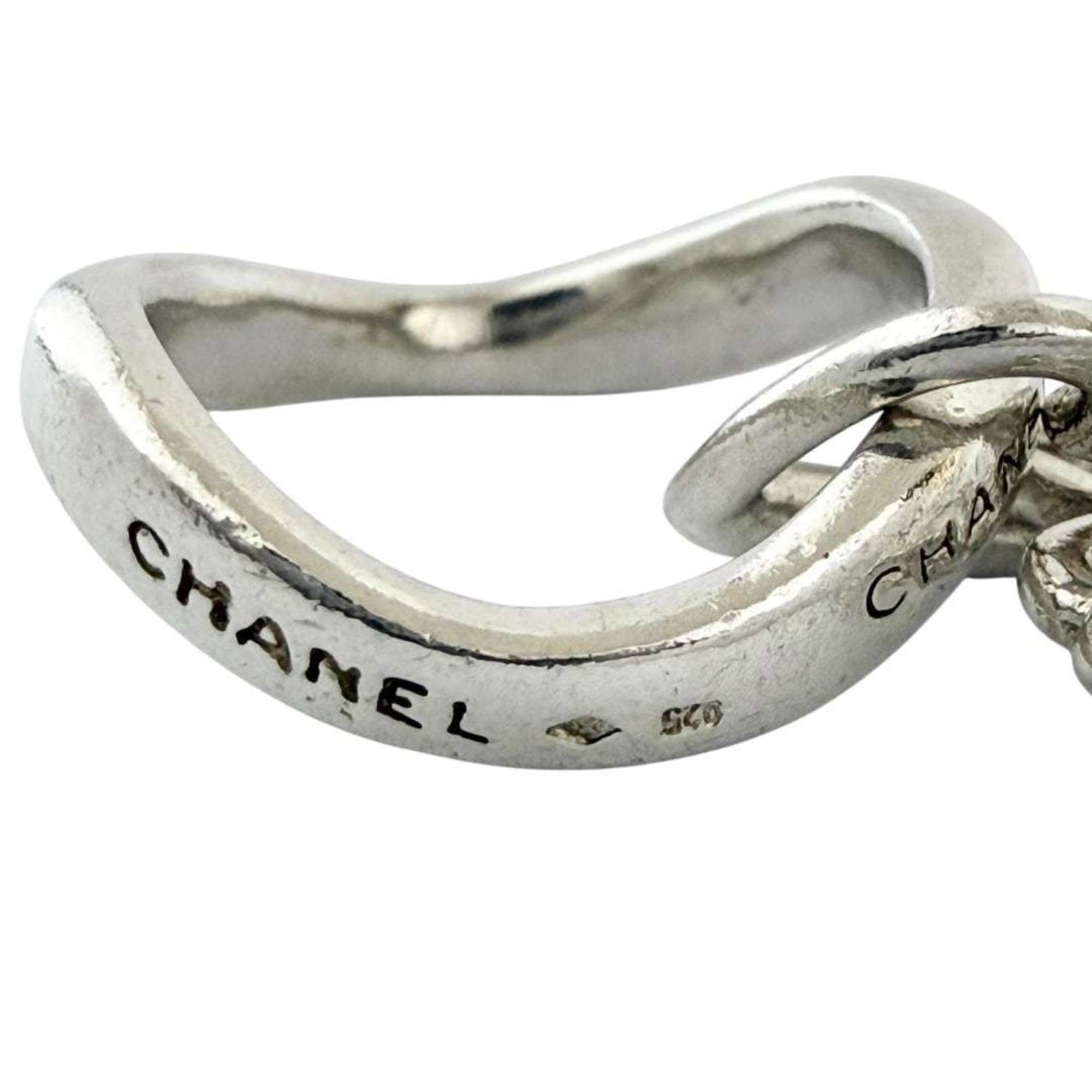 Chanel Silver 925 Band Ring (Pre-Owned)