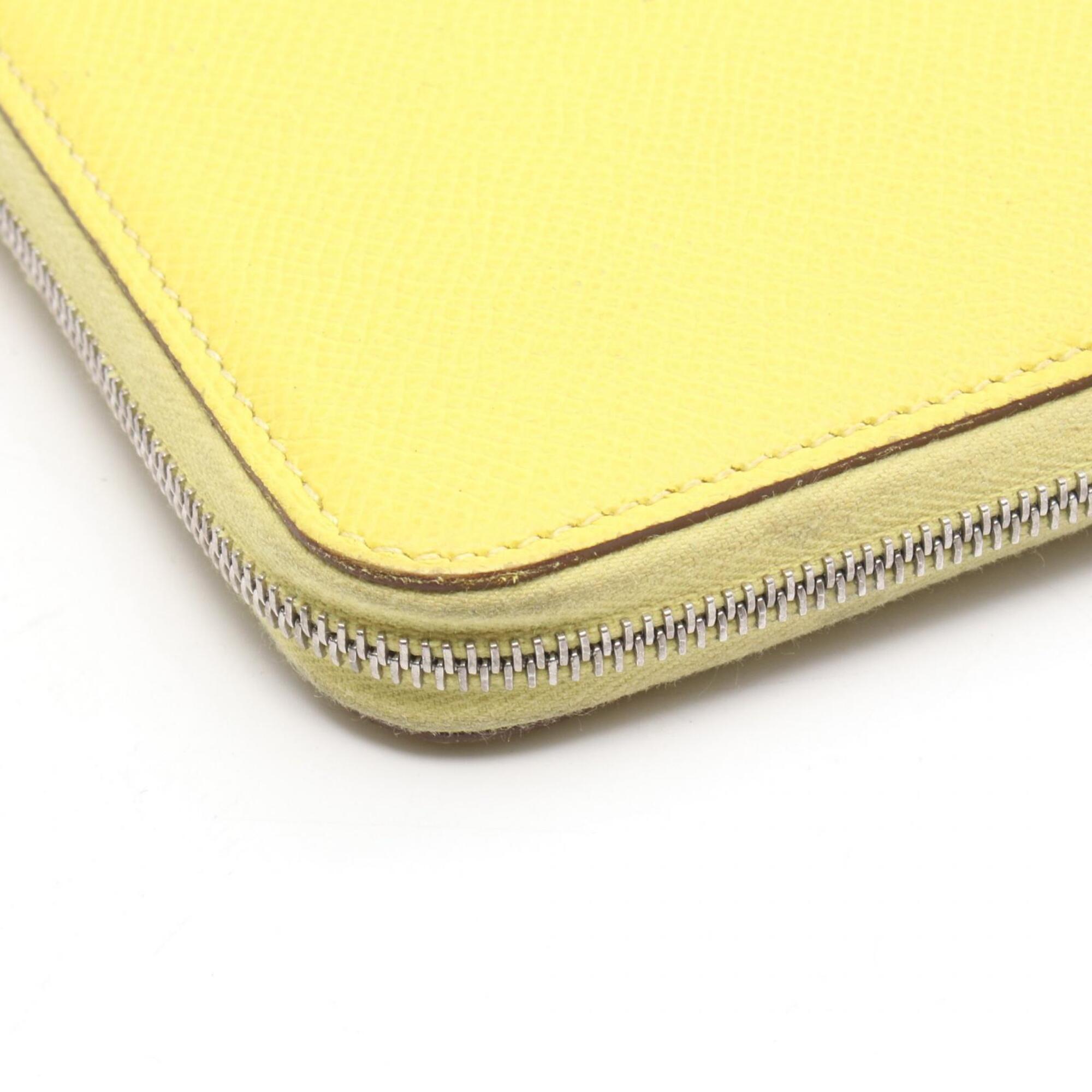 Hermes Yellow Epsom Leather Long Wallet (Bi-Fold) (Pre-Owned)