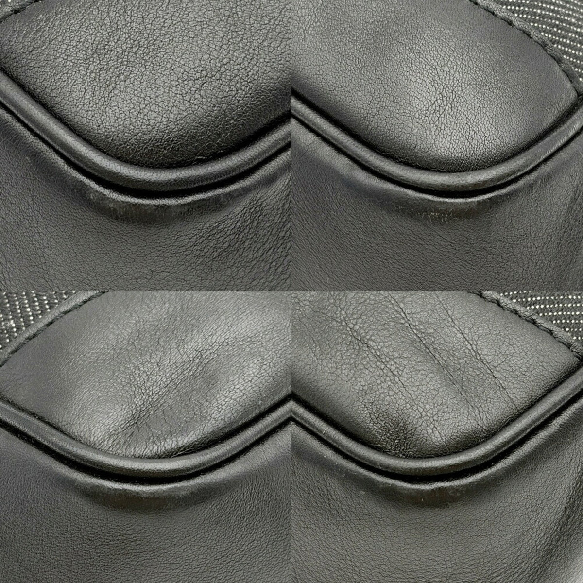 Gucci Black Denim Leather Handbag (Pre-Owned)