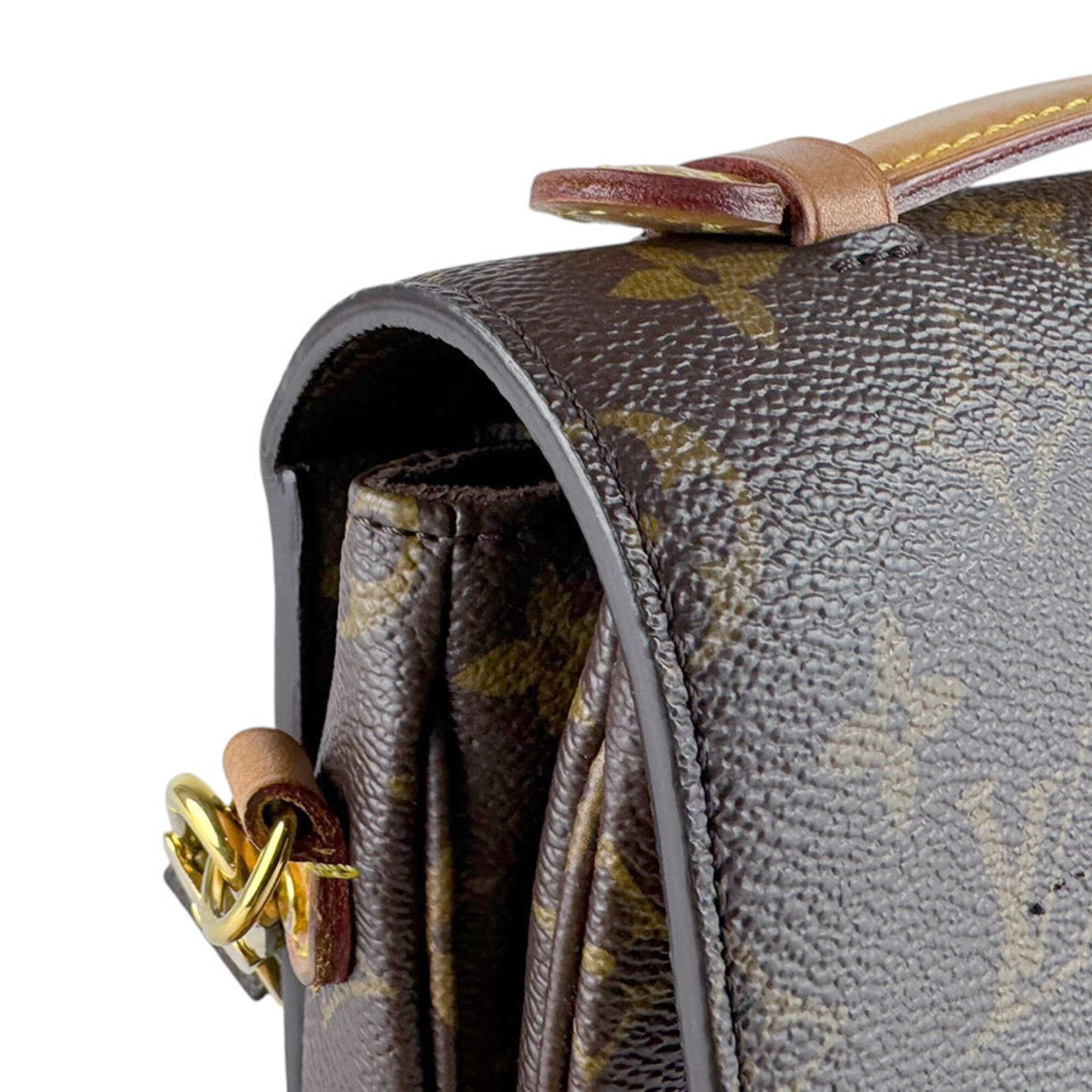 Louis Vuitton Brown Monogram Monogram Pochette Shoulder Bag (Pre-Owned)
