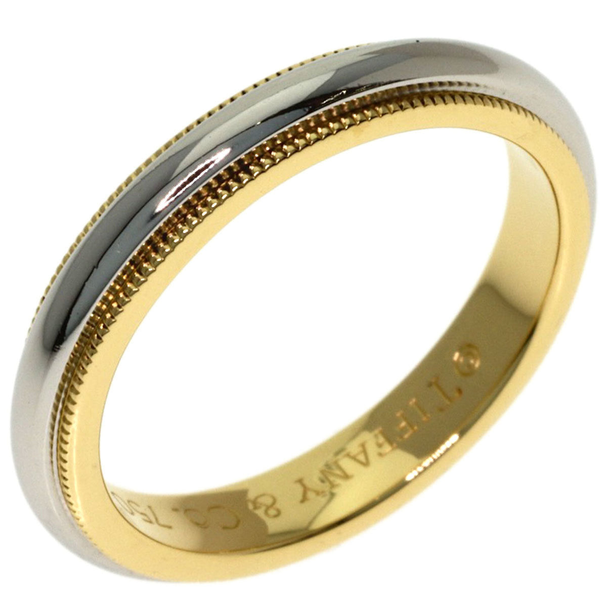 Tiffany Yellow Gold (18K) Platinum 950 Band Ring (Pre-Owned)