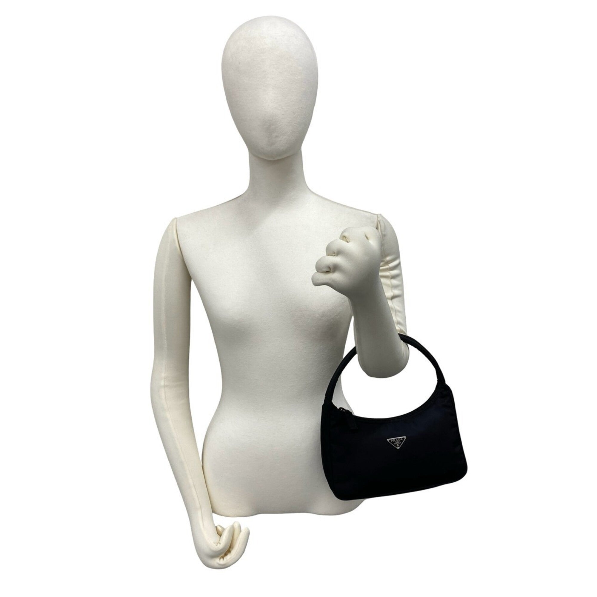 Prada Black Nylon Handbag Pouch (Pre-Owned)