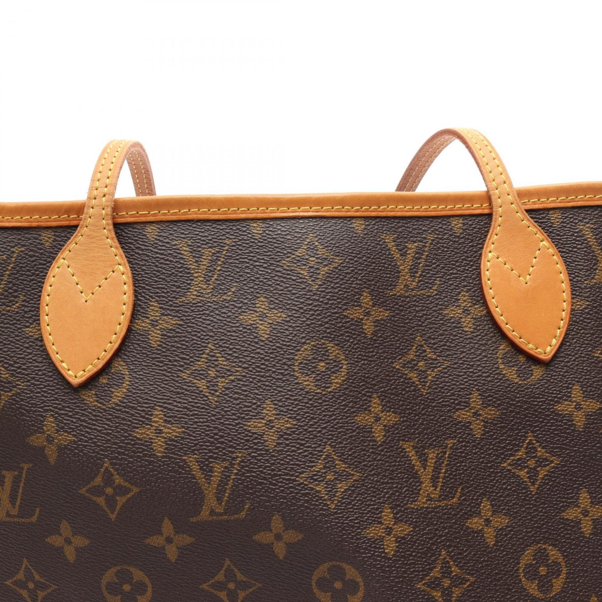 Louis Vuitton Brown Pvc Leather Handbag Tote Bag (Pre-Owned)