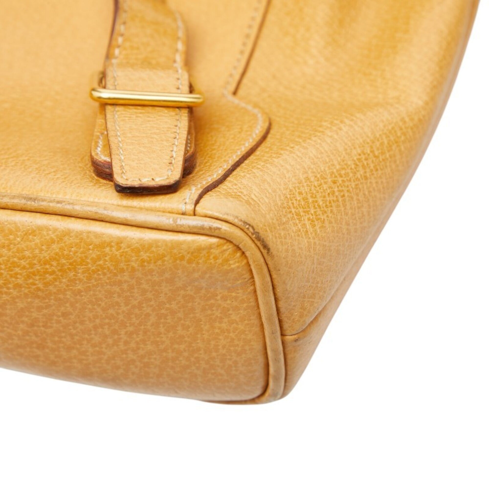 Gucci Beige Leather Backpack (Pre-Owned)