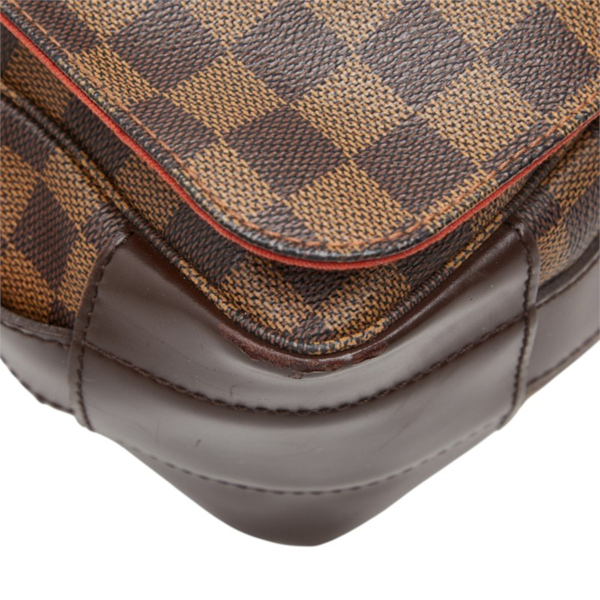 Louis Vuitton Brown Pvc Leather Shoulder Bag (Pre-Owned)