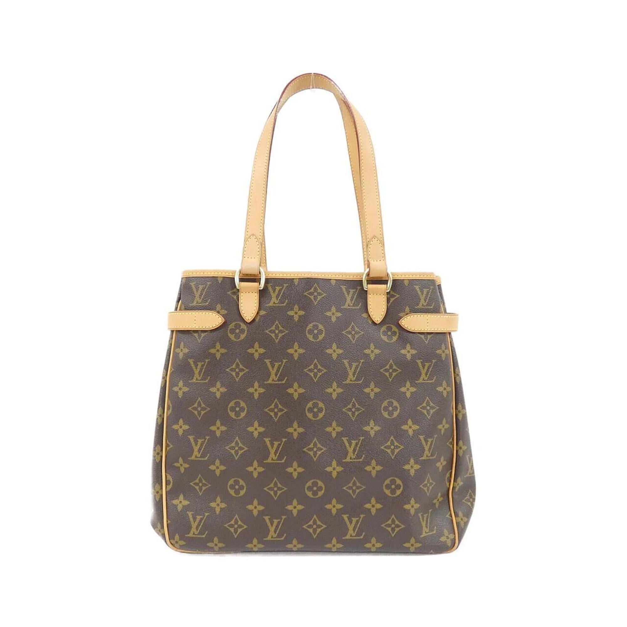 Louis Vuitton Monogram Marron Coated Canvas Shoulder Bag Tote Bag (Pre-Owned)