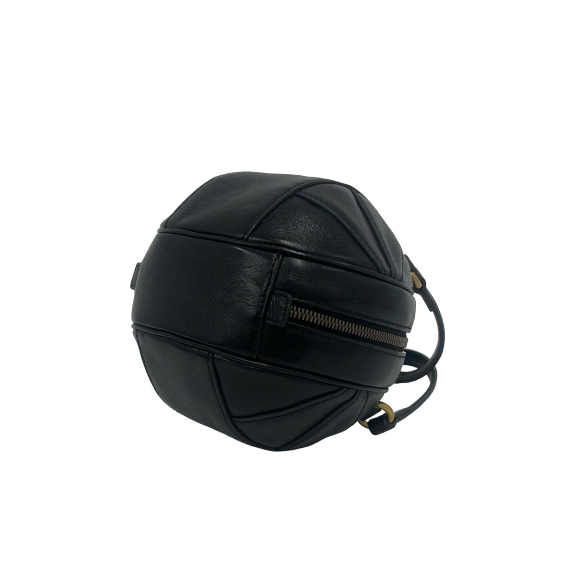 Gucci Black Leather Handbag Shoulder Bag (Pre-Owned)