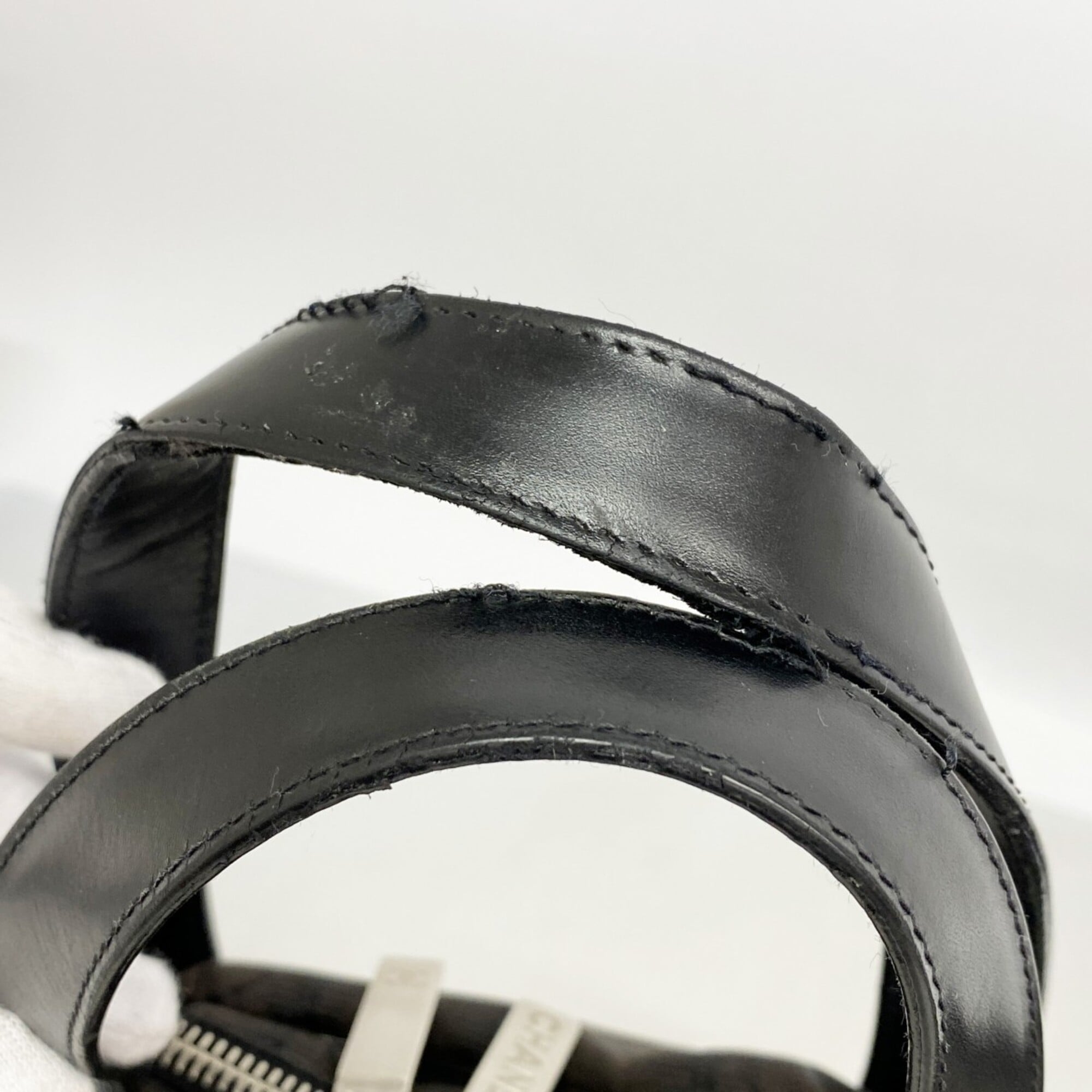 Chanel Black Brown Nylon Handbag (Pre-Owned)