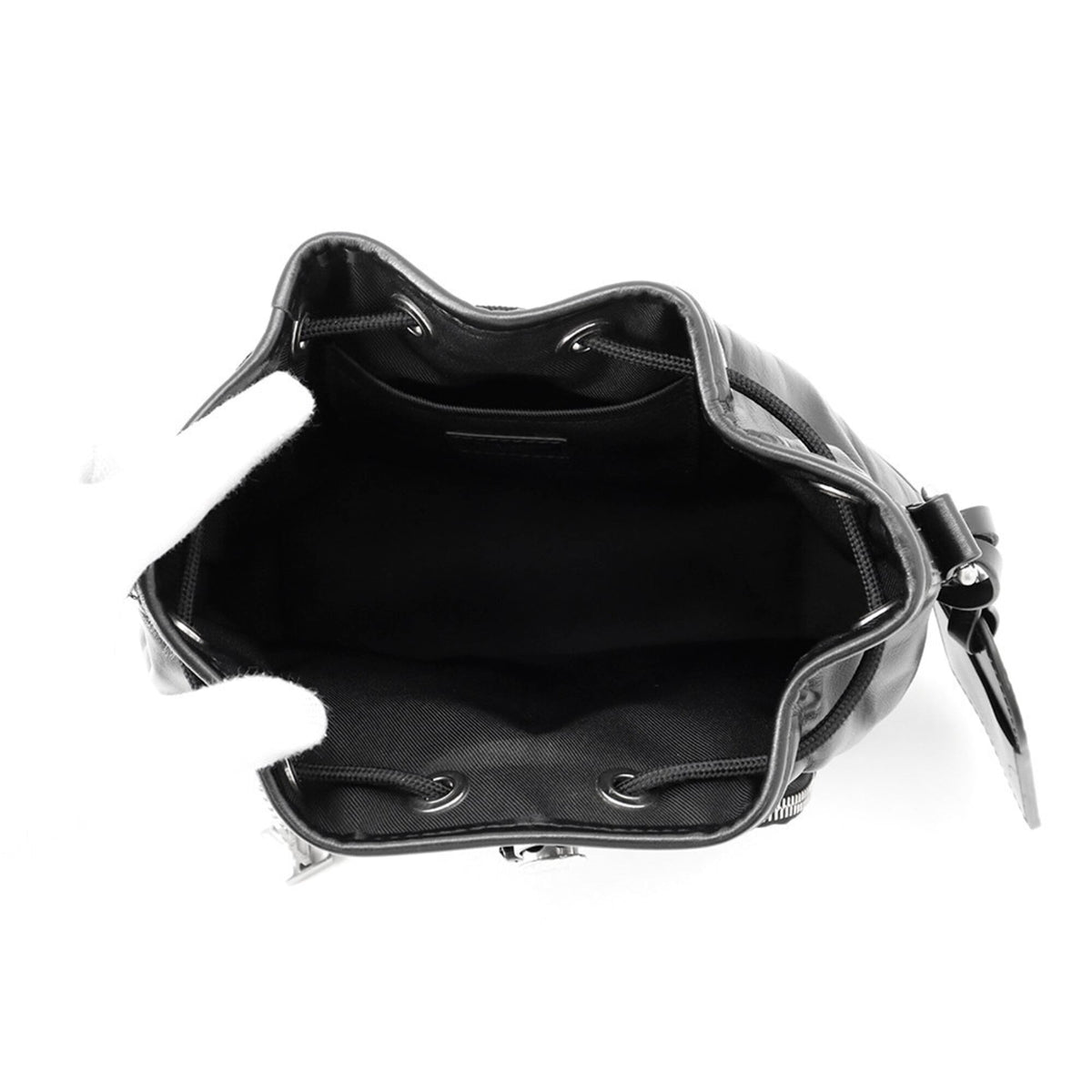 Louis Vuitton Noir Leather Handbag (Pre-Owned)