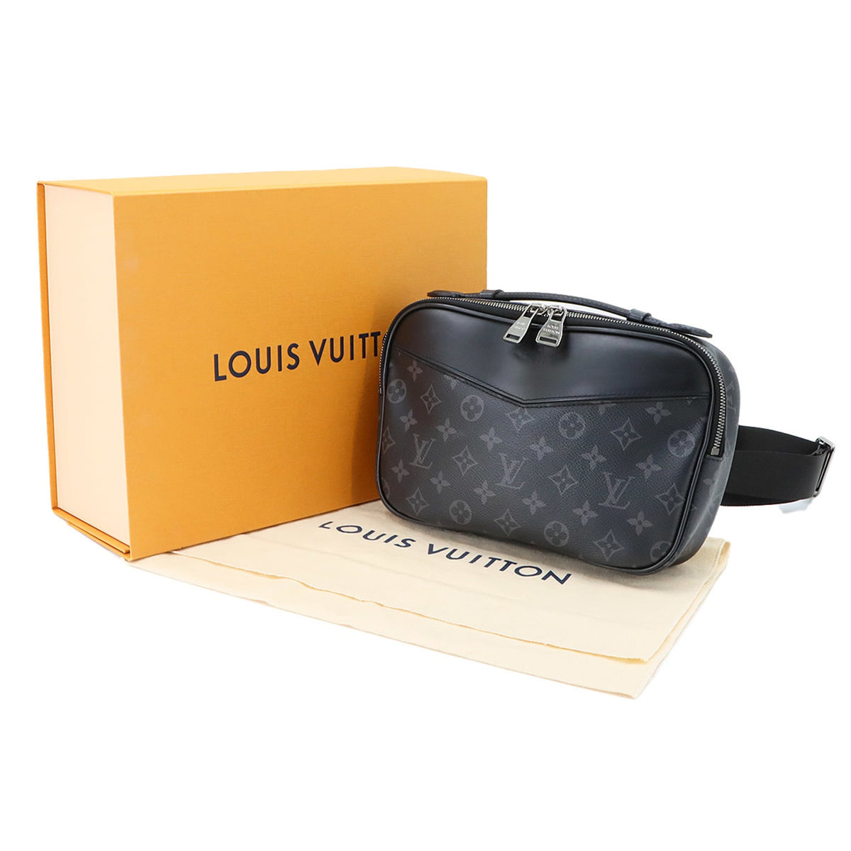 Louis Vuitton Monogram Eclipse Monogram Eclipse Handbag Sling Bag (Pre-Owned)
