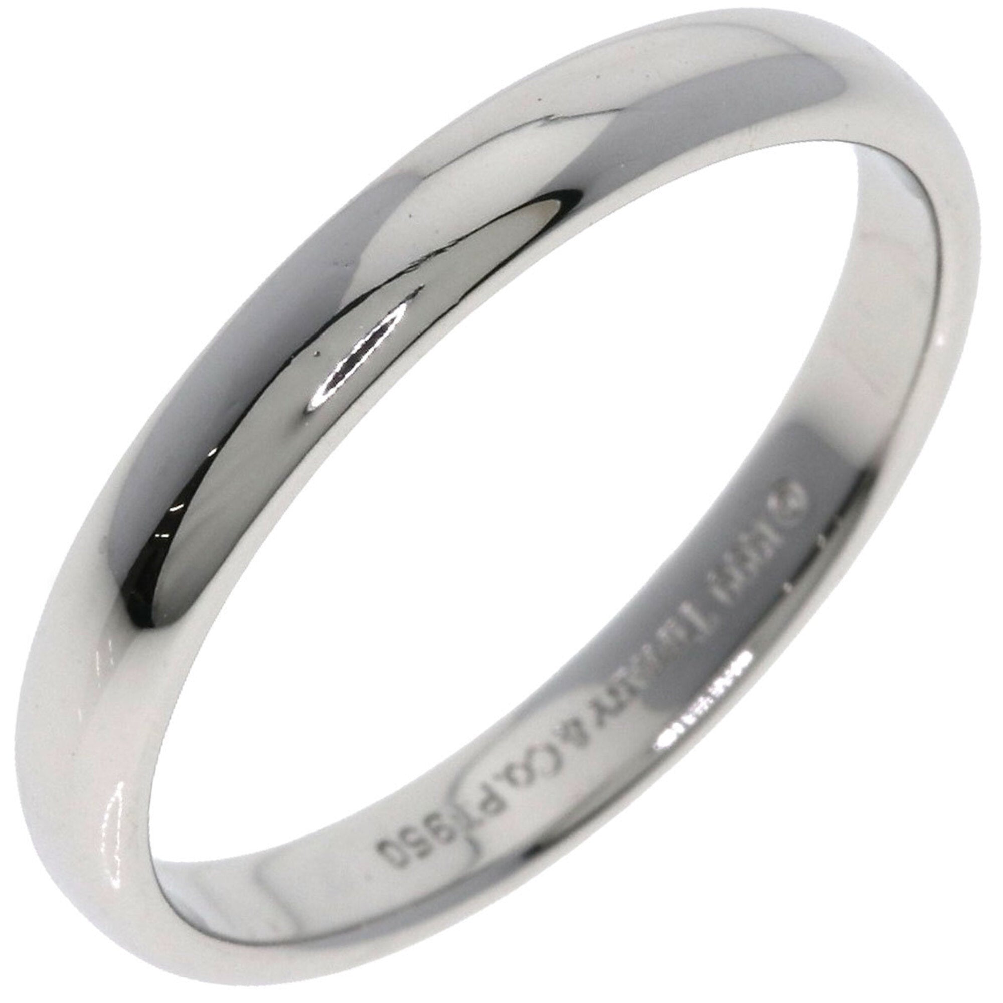 Tiffany Platinum 950 Band Ring (Pre-Owned)