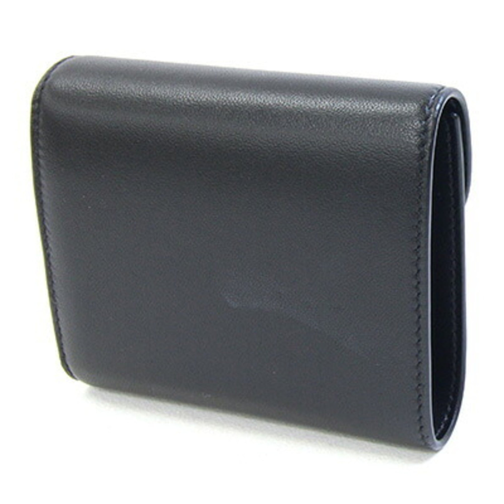 Celine Black Leather Wallet (Tri-Fold) (Pre-Owned)
