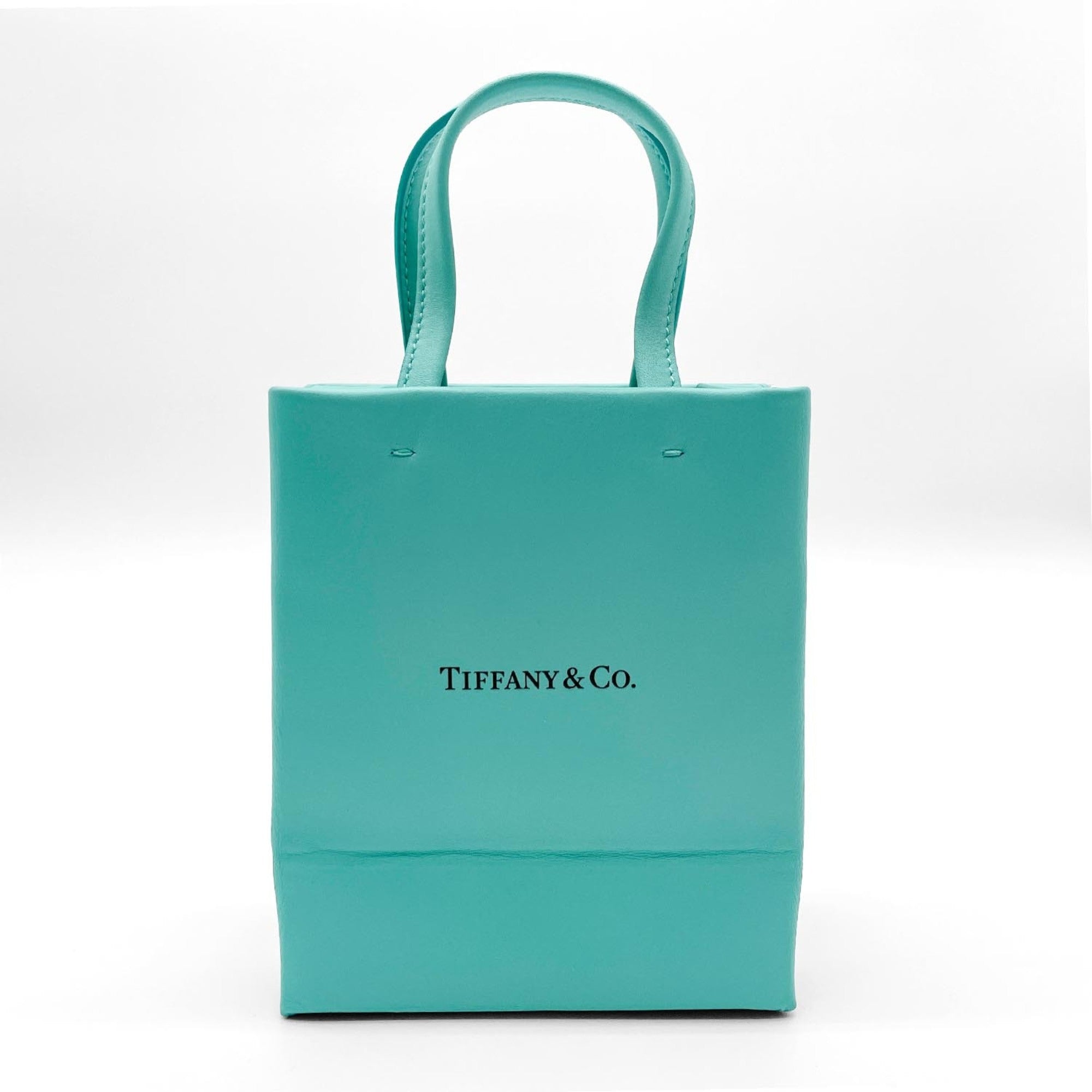 Tiffany Blue Tiffany Blue Leather Handbag (Pre-Owned)