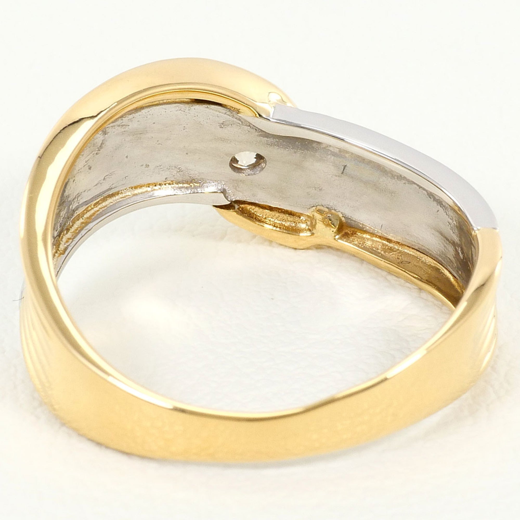 Unbranded Platinum Yellow Gold Yellow Gold (18K) Platinum 900 Band Ring (Pre-Owned)