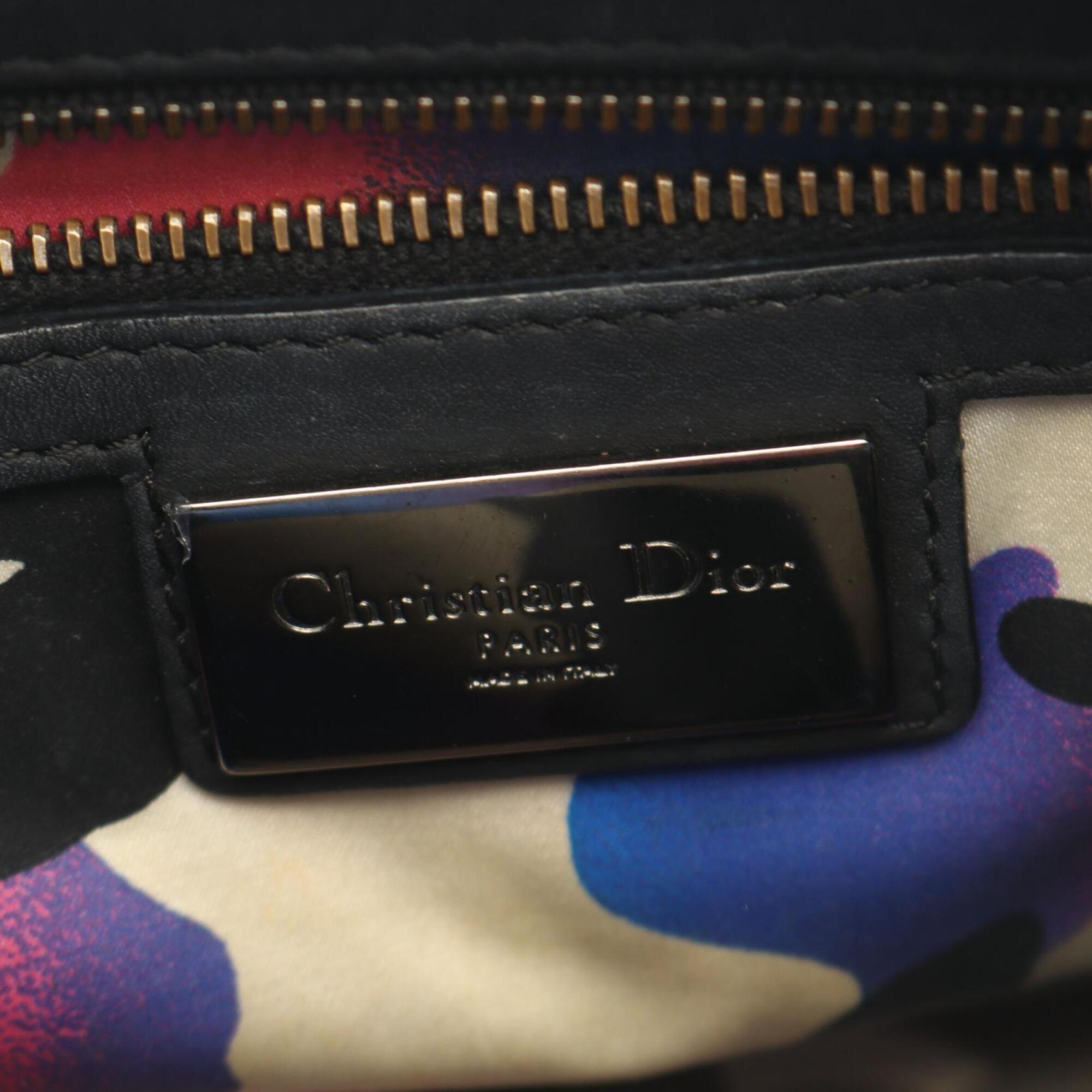 Christian Dior Black Leather Handbag (Pre-Owned)