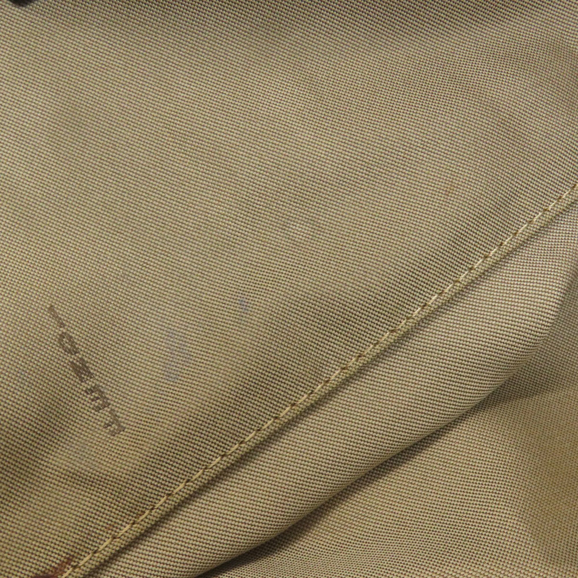 Fendi Zucca Beige Black Canvas Leather Tote Bag (Pre-Owned)
