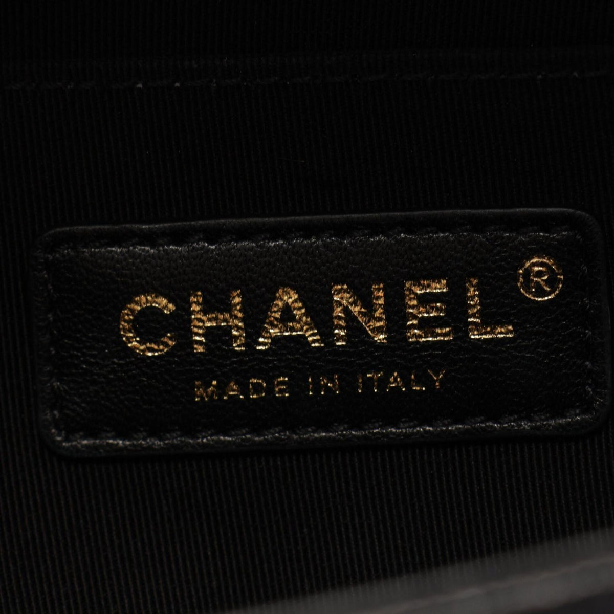 Chanel Black Grained Calfskin Handbag Shoulder Bag (Pre-Owned)