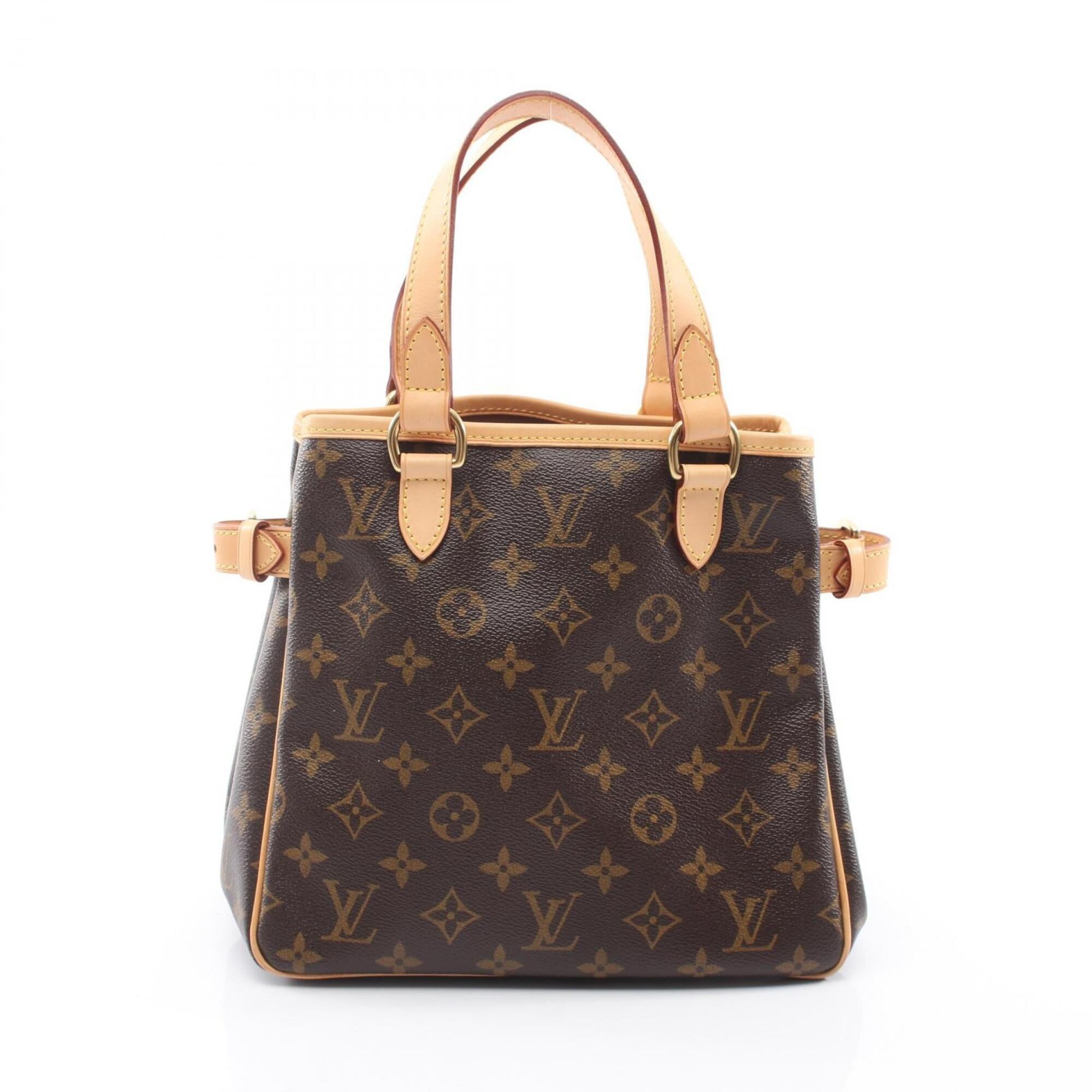 Louis Vuitton Brown Coated Canvas Leather Handbag (Pre-Owned)