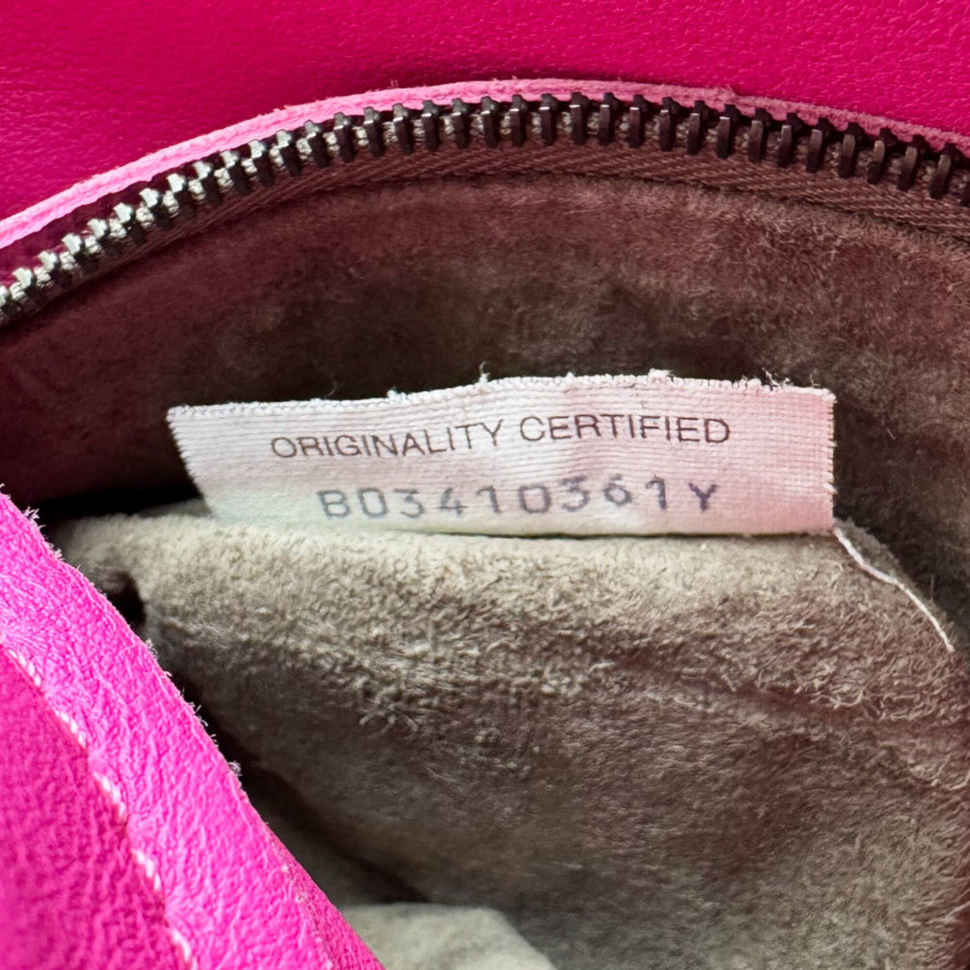 Bottega Veneta Pink Intrecciato Shoulder Bag (Pre-Owned)