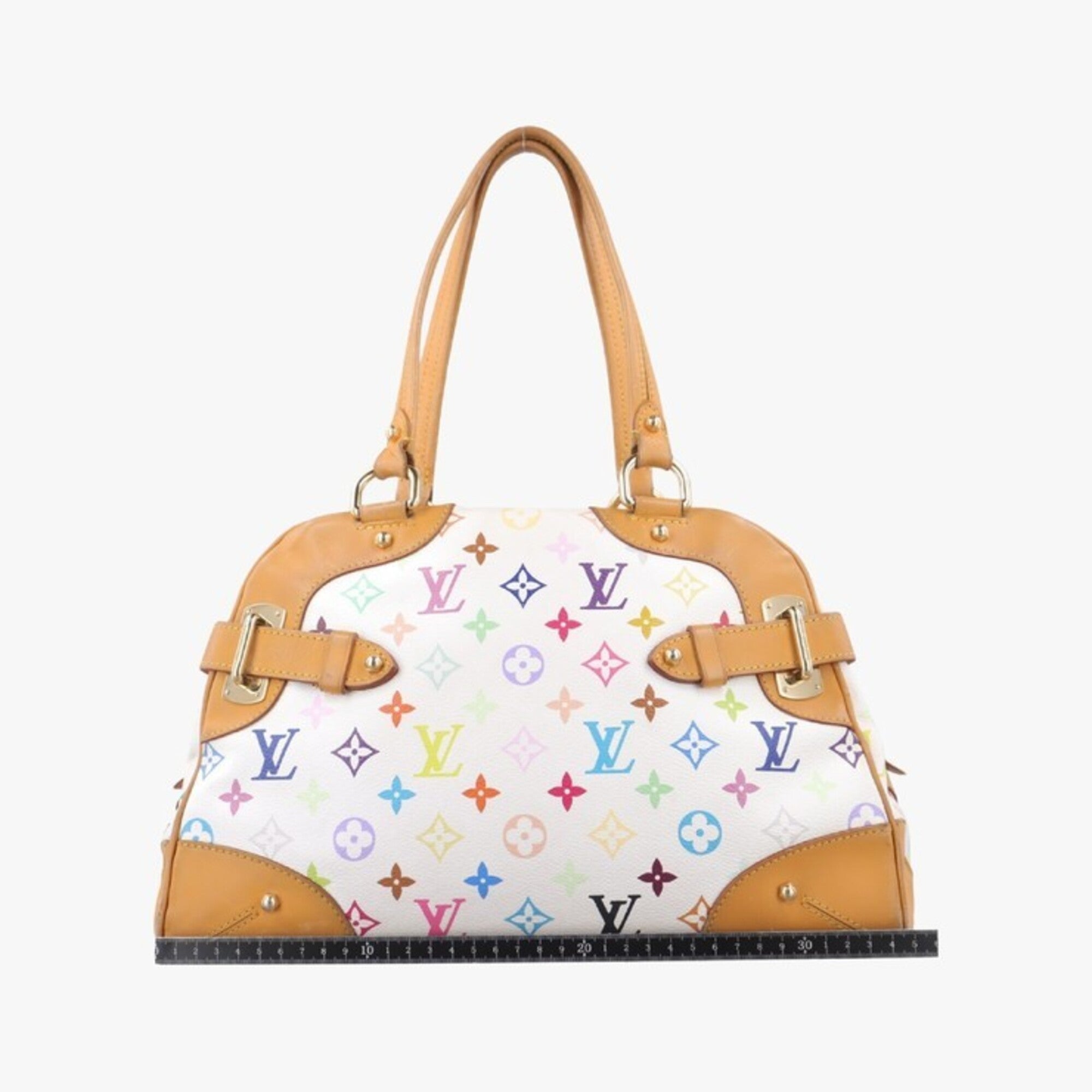 Louis Vuitton Blanc Multi-Color Monogram Multicolore Handbag (Pre-Owned)