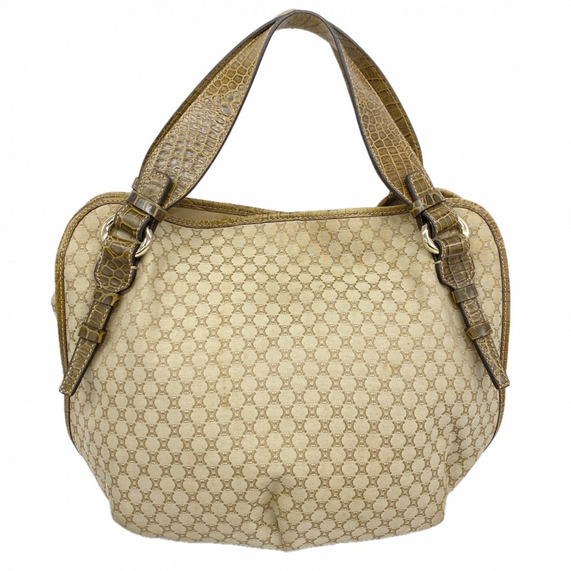 Celine Beige Nylon Canvas Tote Bag (Pre-Owned)