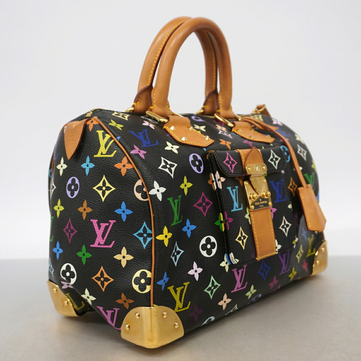 Louis Vuitton Noir Handbag (Pre-Owned)