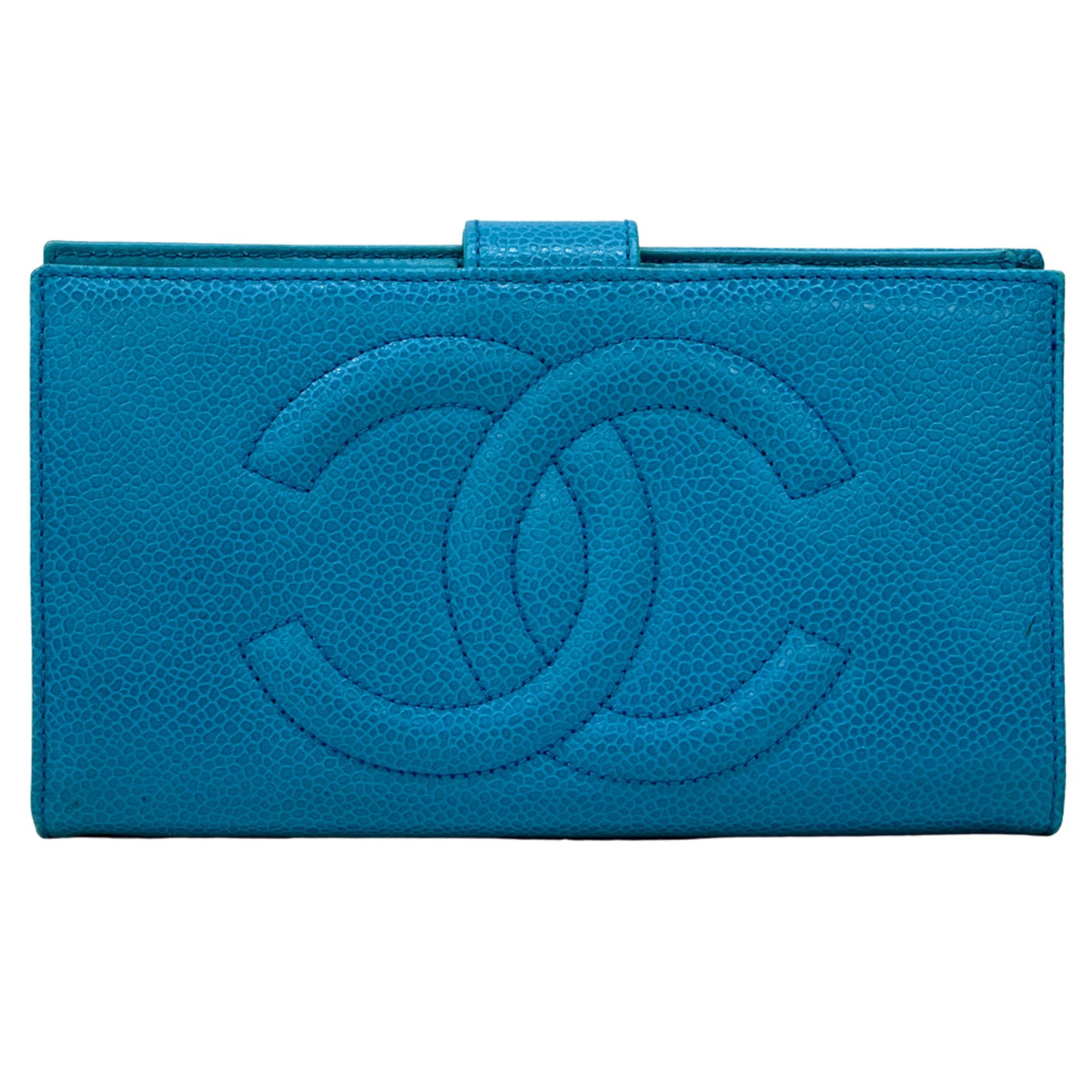 Chanel Blue Grained Calfskin (Pre-Owned)