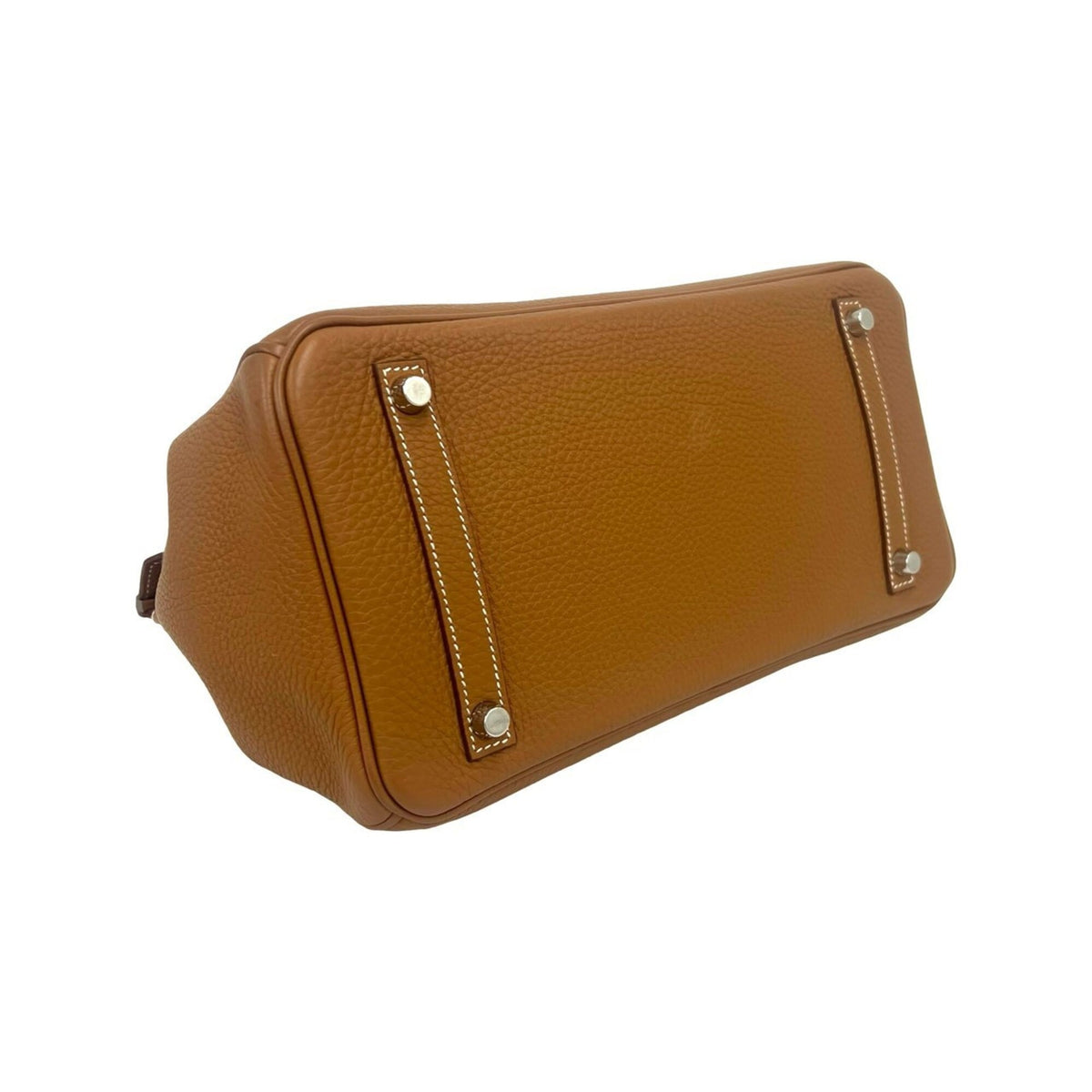 Hermes Brown Togo Leather Handbag (Pre-Owned)