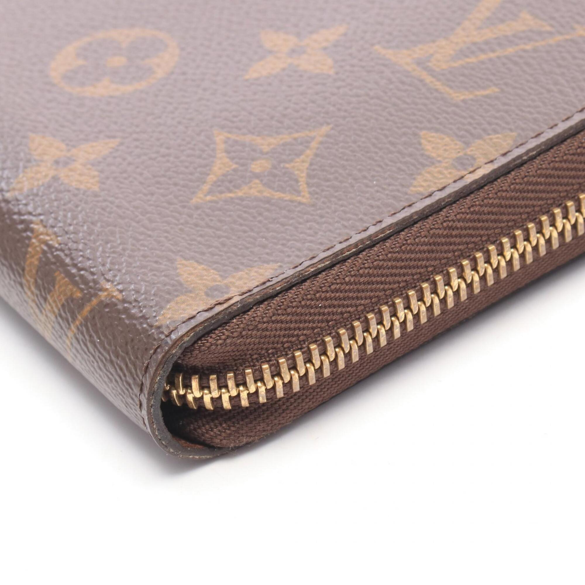 Louis Vuitton Brown Pvc Long Wallet (Bi-Fold) (Pre-Owned)