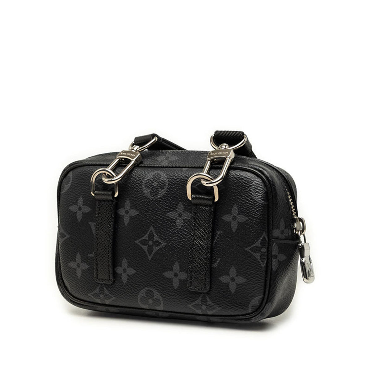 Louis Vuitton Monogram Eclipse Black Noir Pvc Leather Pochette Shoulder Bag (Pre-Owned)