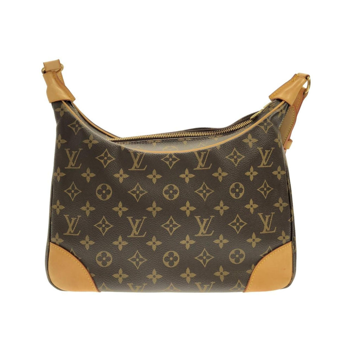 Louis Vuitton Marron Coated Canvas Shoulder Bag (Pre-Owned)