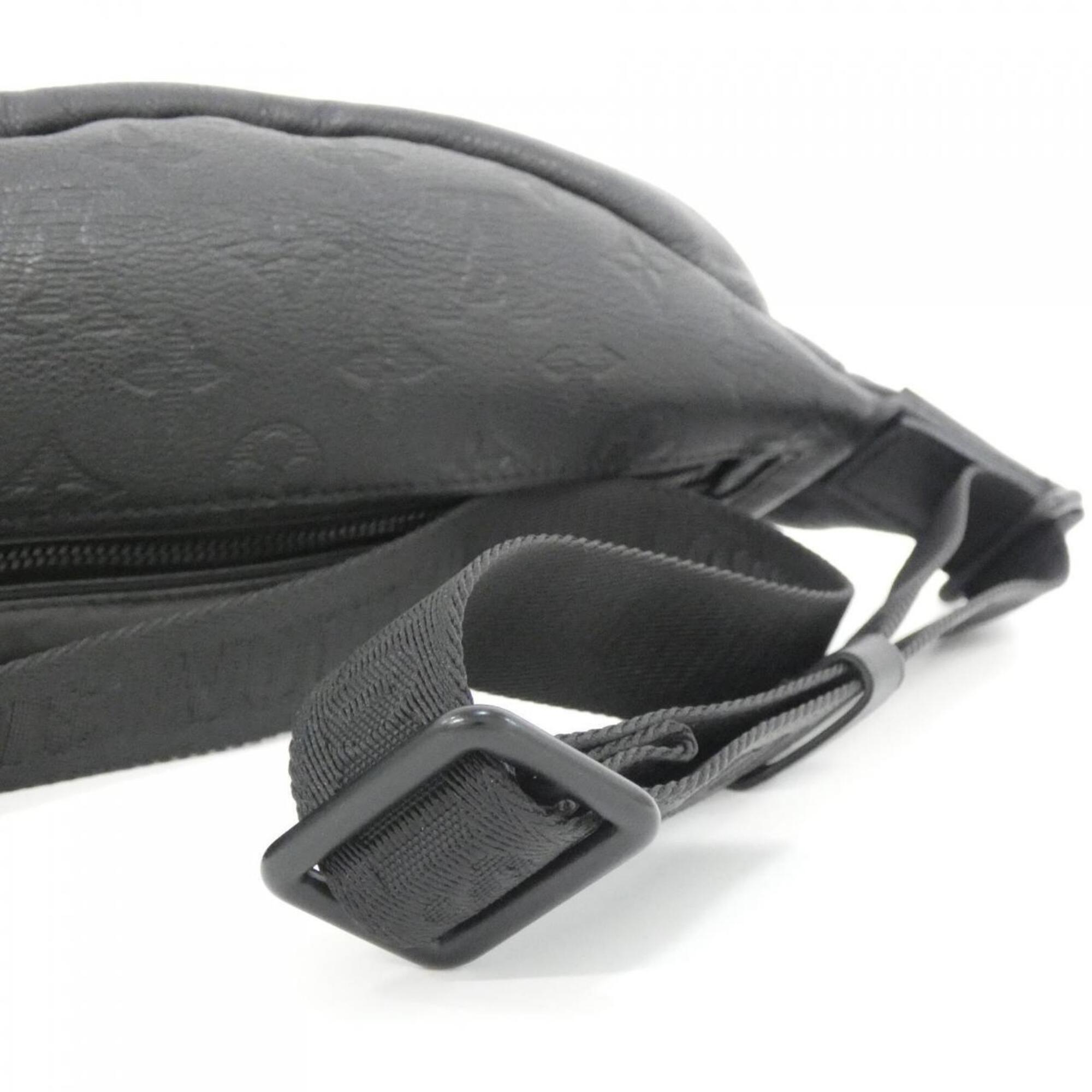 Louis Vuitton Black Monogram Leather Shoulder Bag (Pre-Owned)
