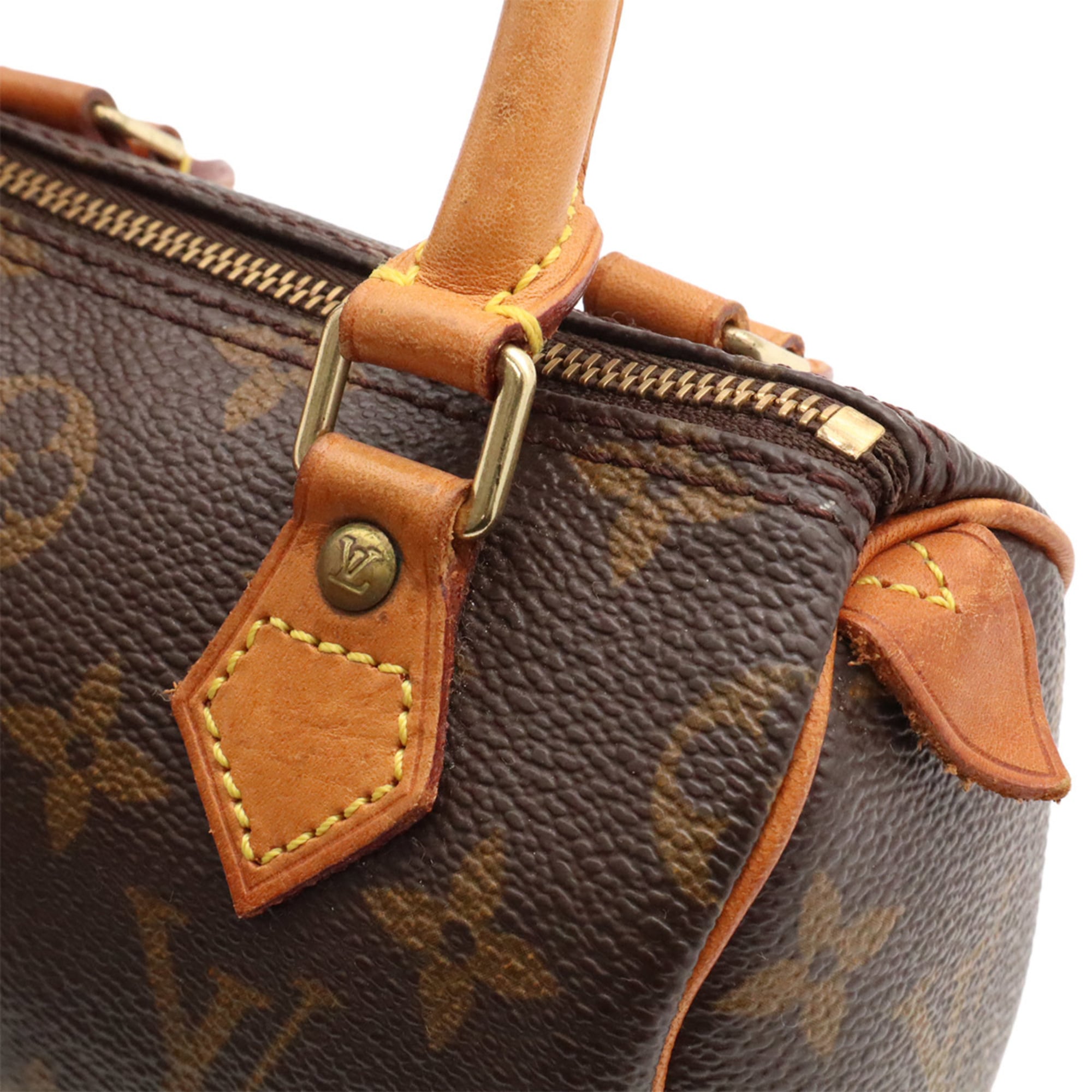 Louis Vuitton Brown Monogram Mini Handbag Pouch (Pre-Owned)
