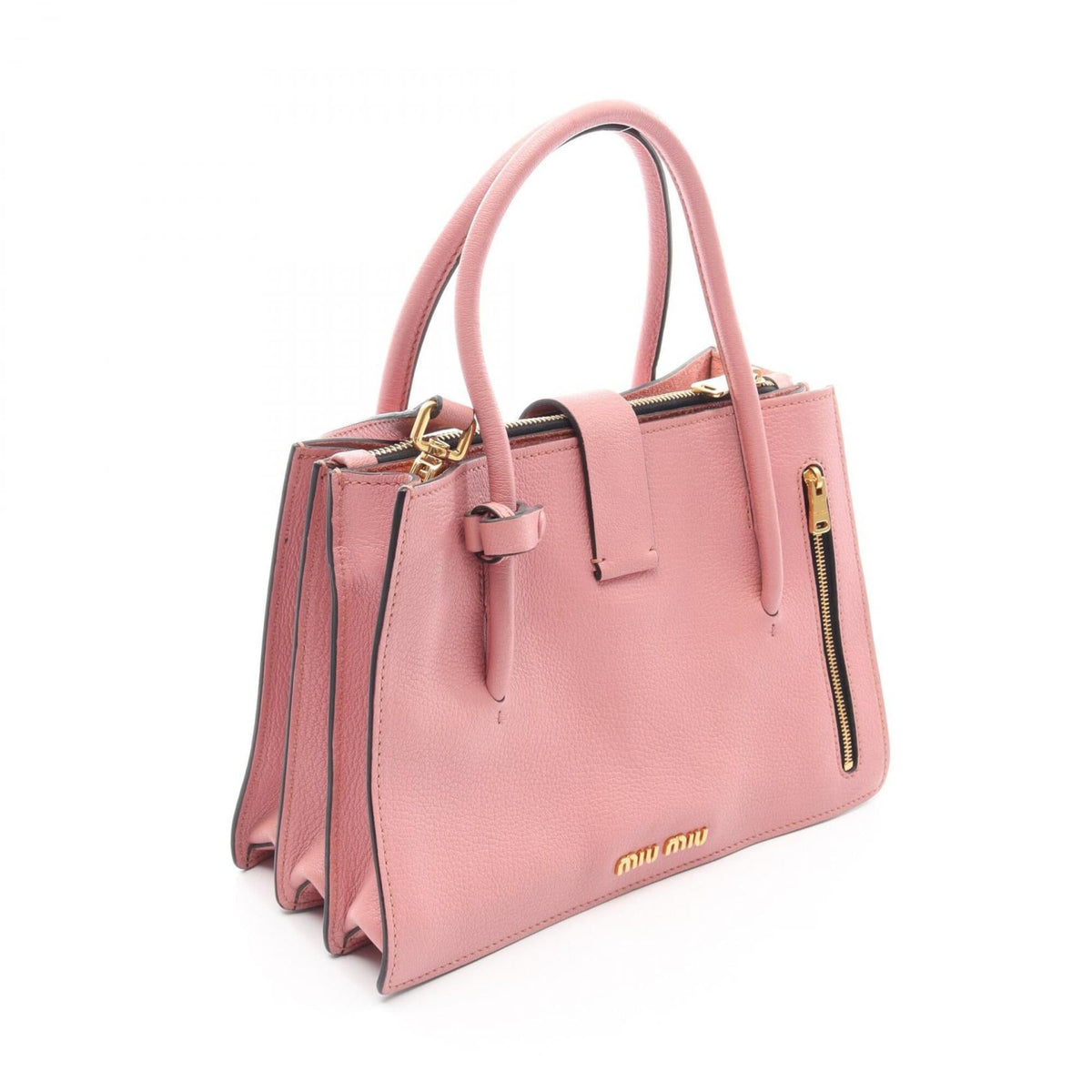 Miu Miu Pink Leather Handbag (Pre-Owned)