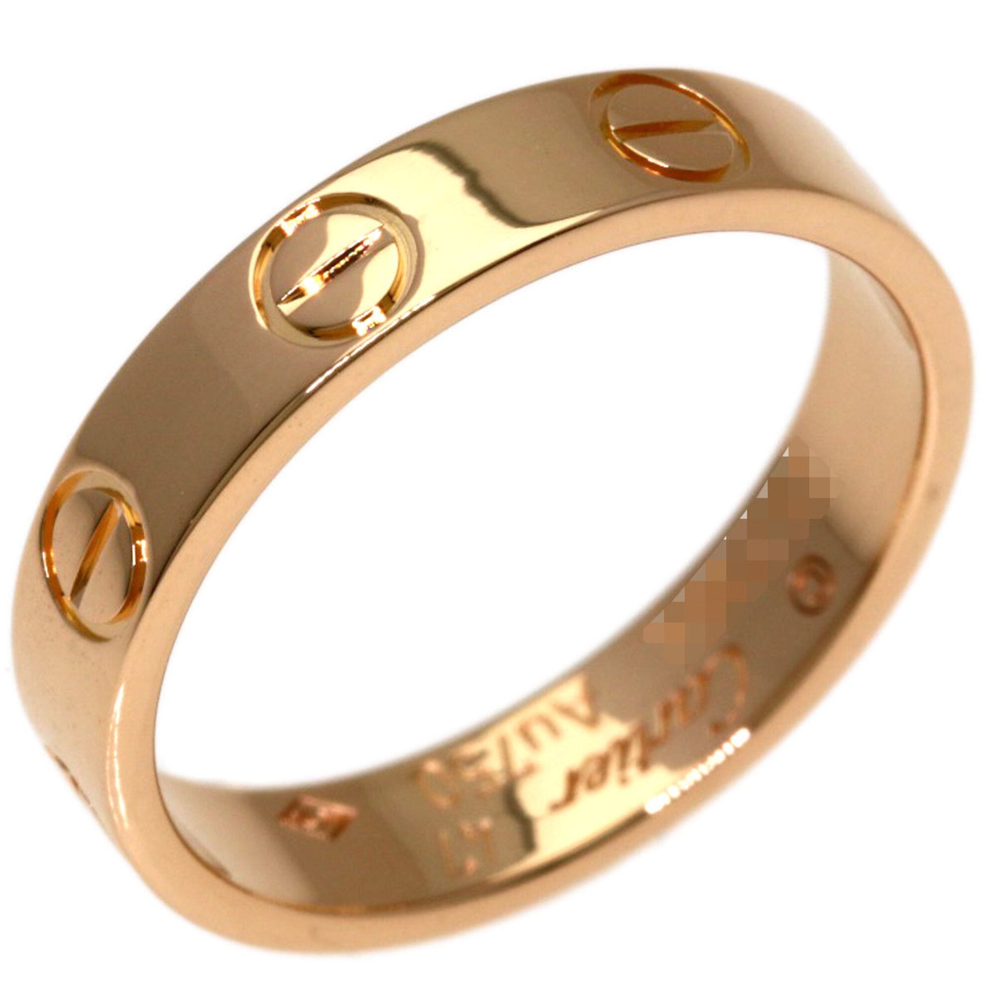 Cartier Pink Gold (18K) Band Ring (Pre-Owned)