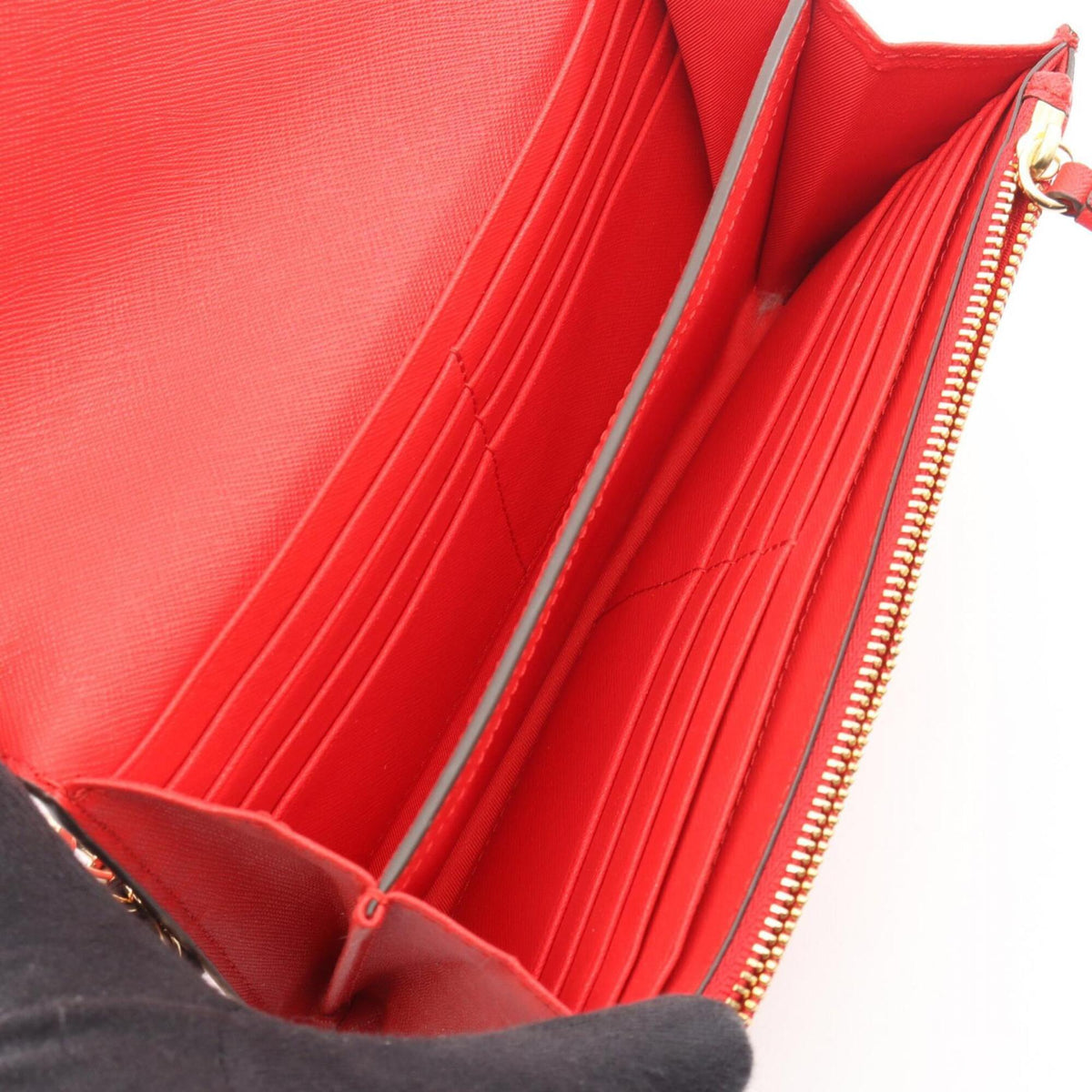 Tory Burch Red Color Leather Handbag Shoulder Bag (Pre-Owned)
