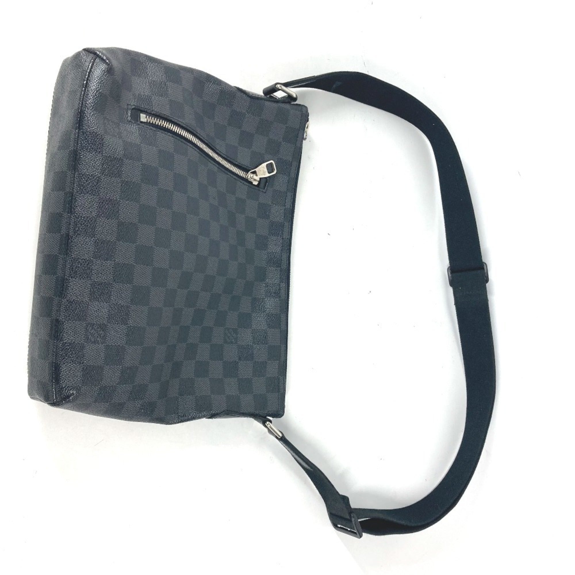 Louis Vuitton Black Damier Graphite Shoulder Bag (Pre-Owned)