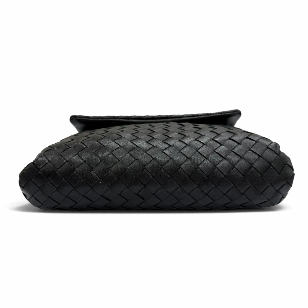 Bottega Veneta Black Leather Clutch Bag (Pre-Owned)
