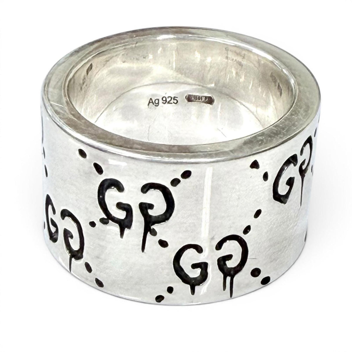 Gucci Silver Silver 925 Band Ring (Pre-Owned)