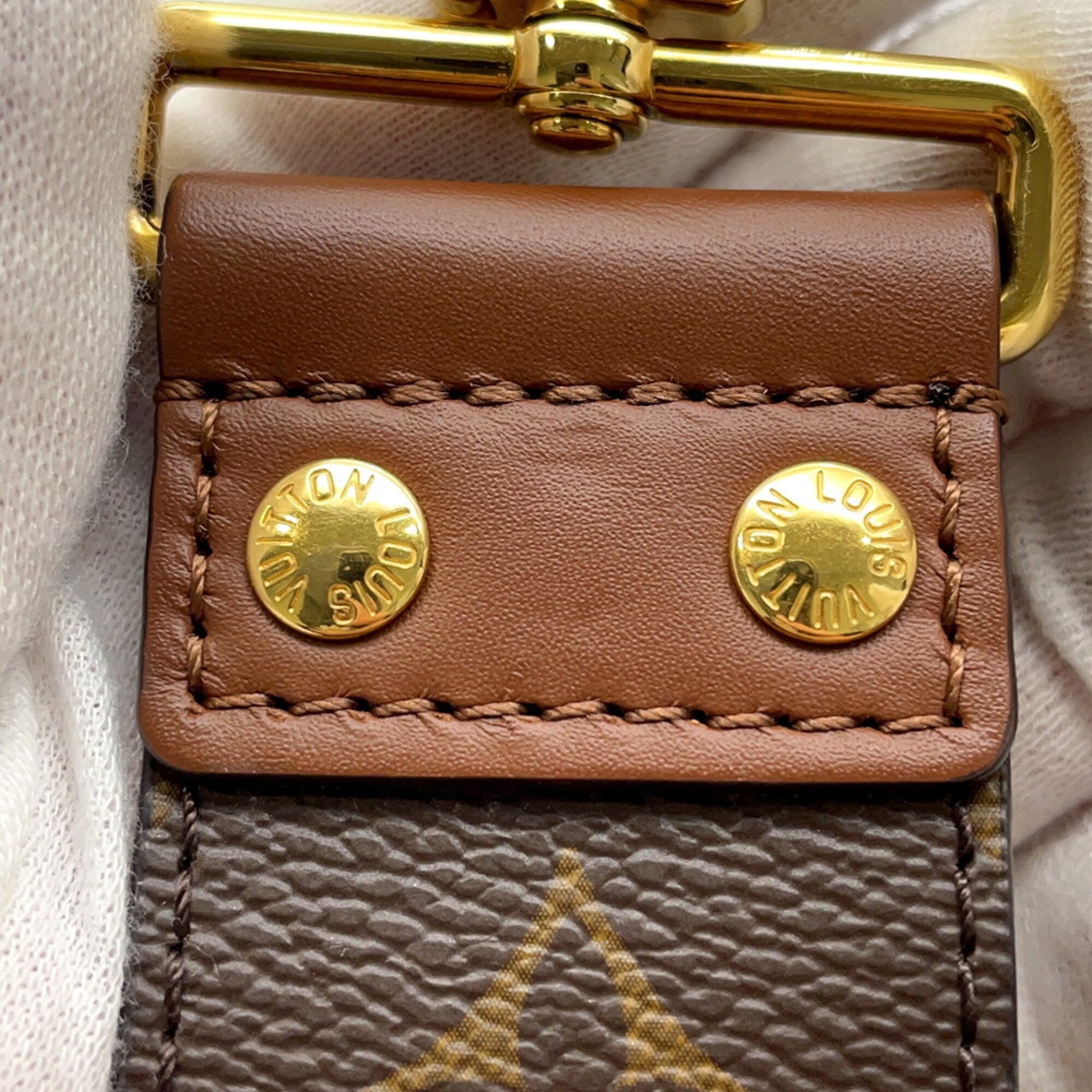 Louis Vuitton Brown Monogram Shoulder Bag (Pre-Owned)