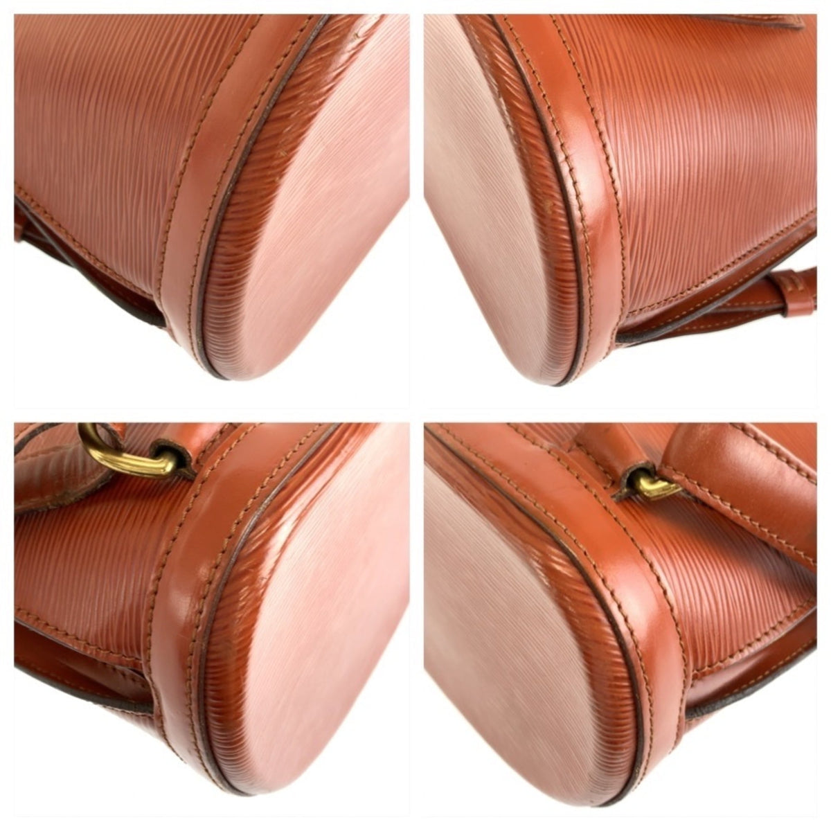 Louis Vuitton Brown Leather Backpack (Pre-Owned)