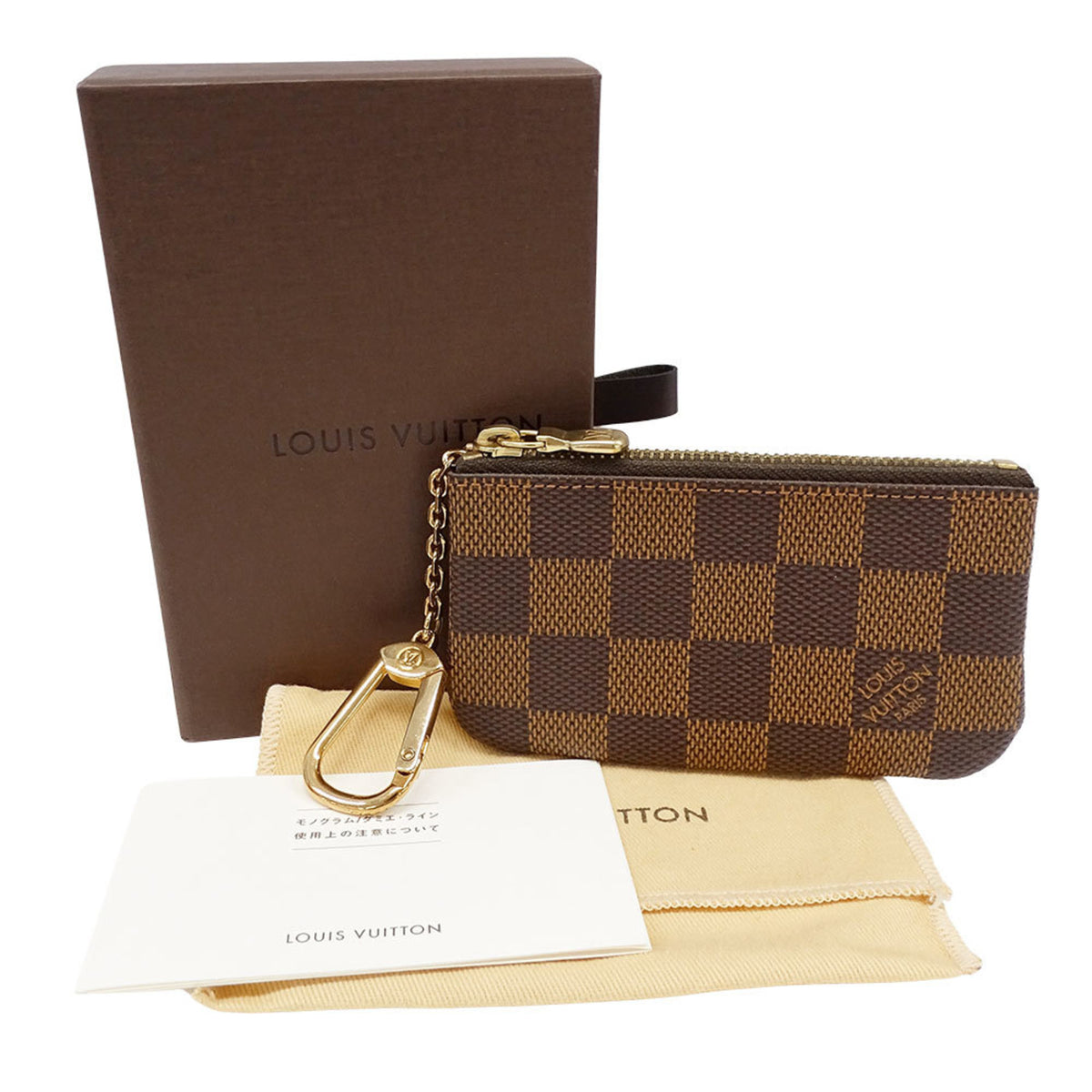 Louis Vuitton Brown Damier Canvas Coin Purse/Coin Case (Pre-Owned)