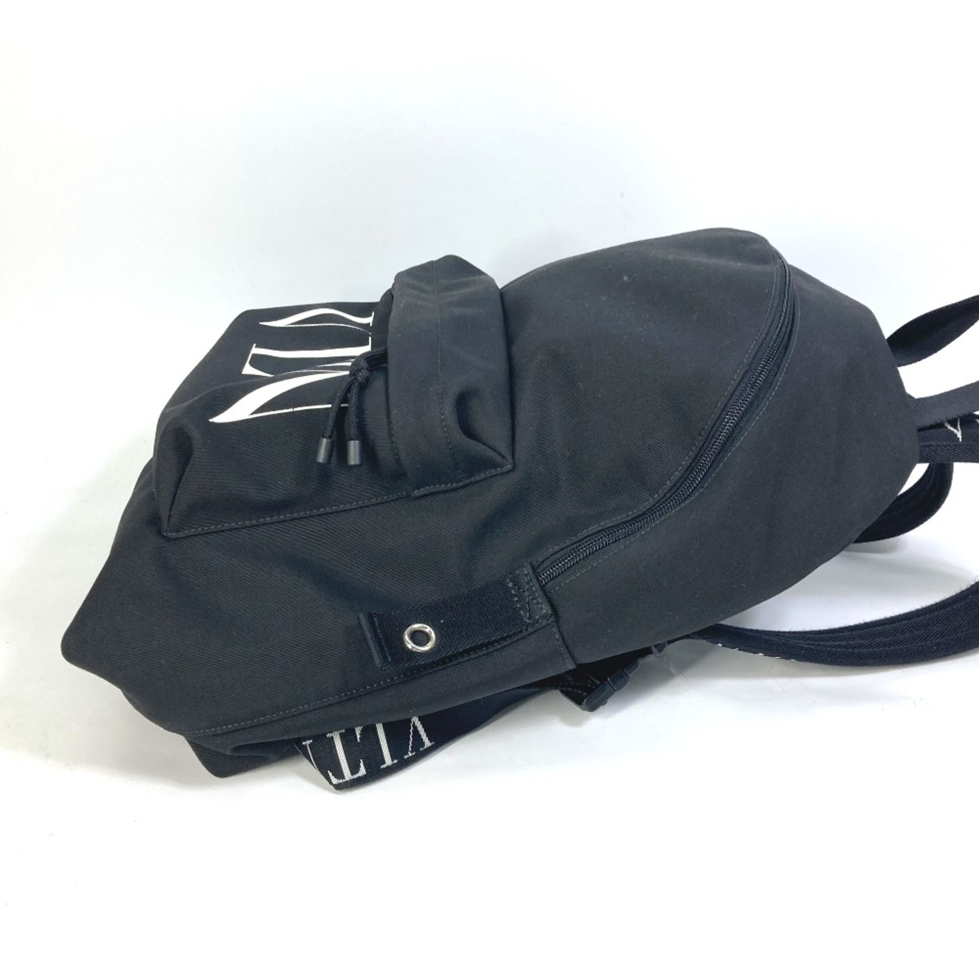 Valentino Black Cloth Backpack (Pre-Owned)